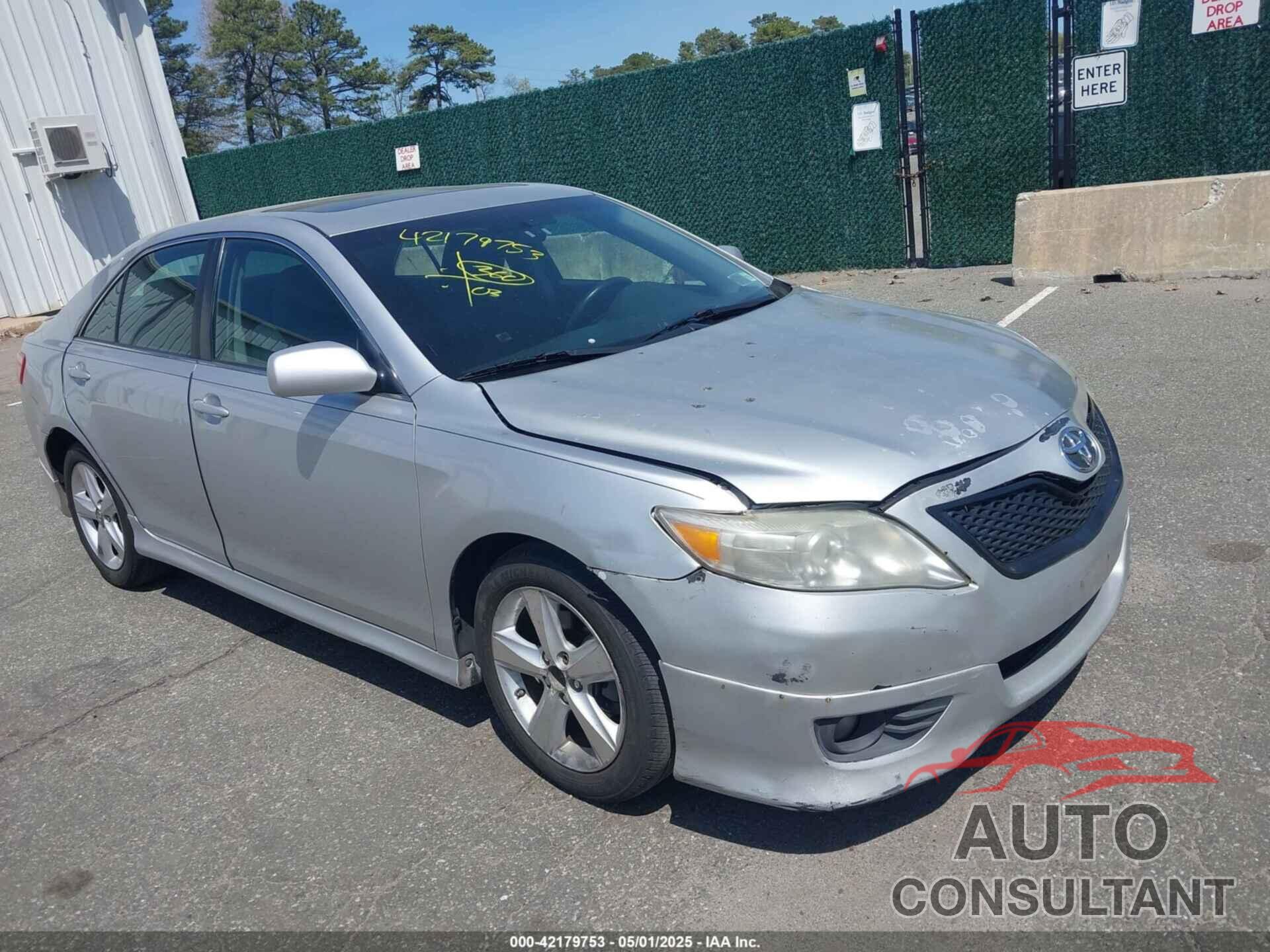 TOYOTA CAMRY 2011 - 4T1BF3EK5BU592411