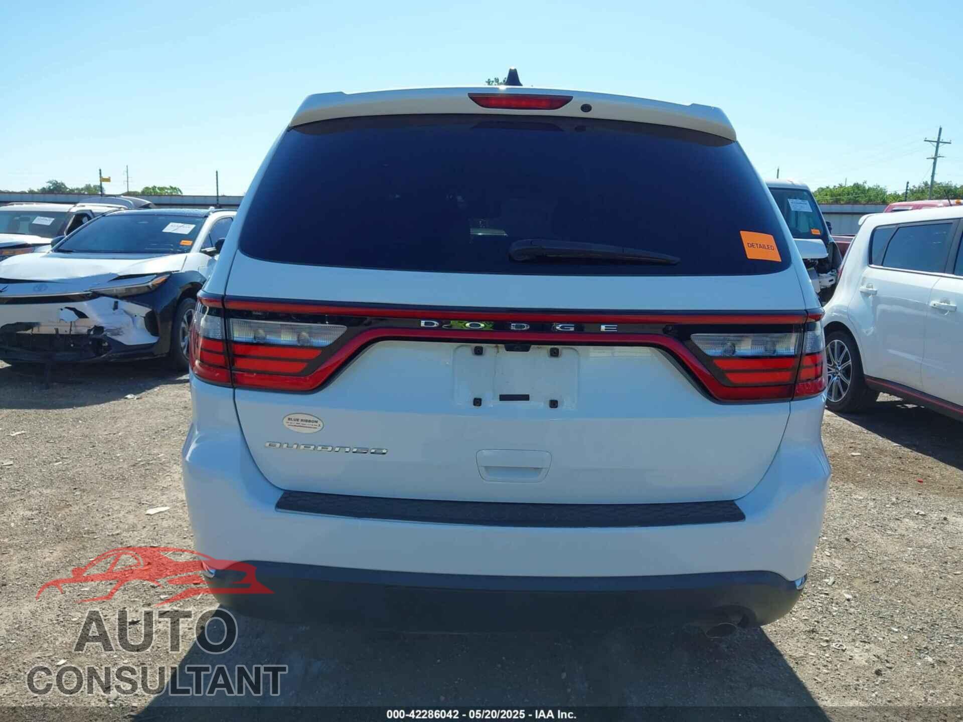 DODGE DURANGO 2019 - 1C4RDHAG1KC535331