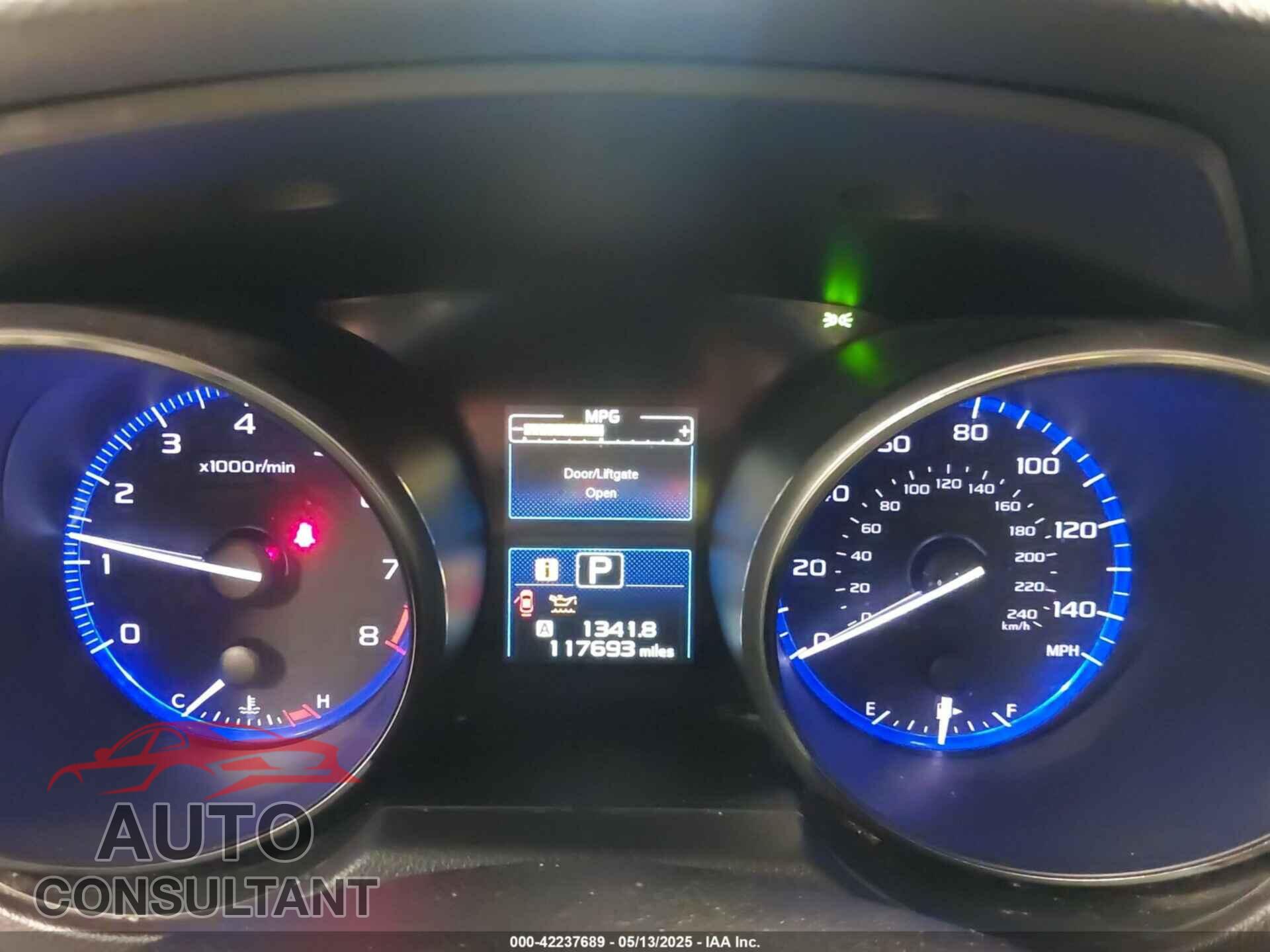 SUBARU OUTBACK 2017 - 4S4BSADC5H3372985