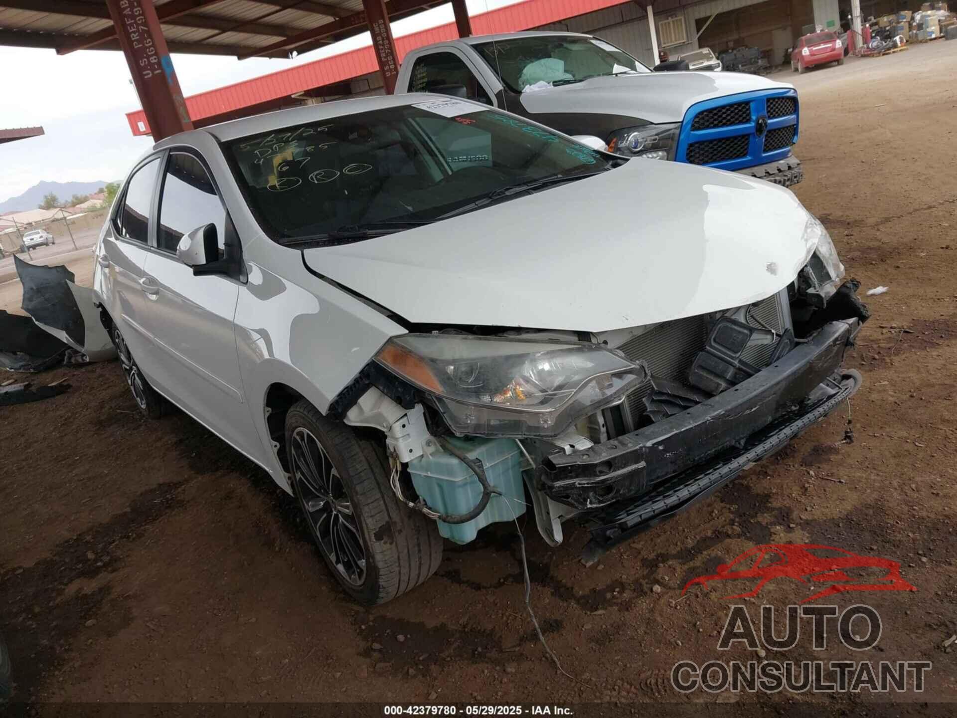 TOYOTA COROLLA 2015 - 5YFBURHE3FP289648