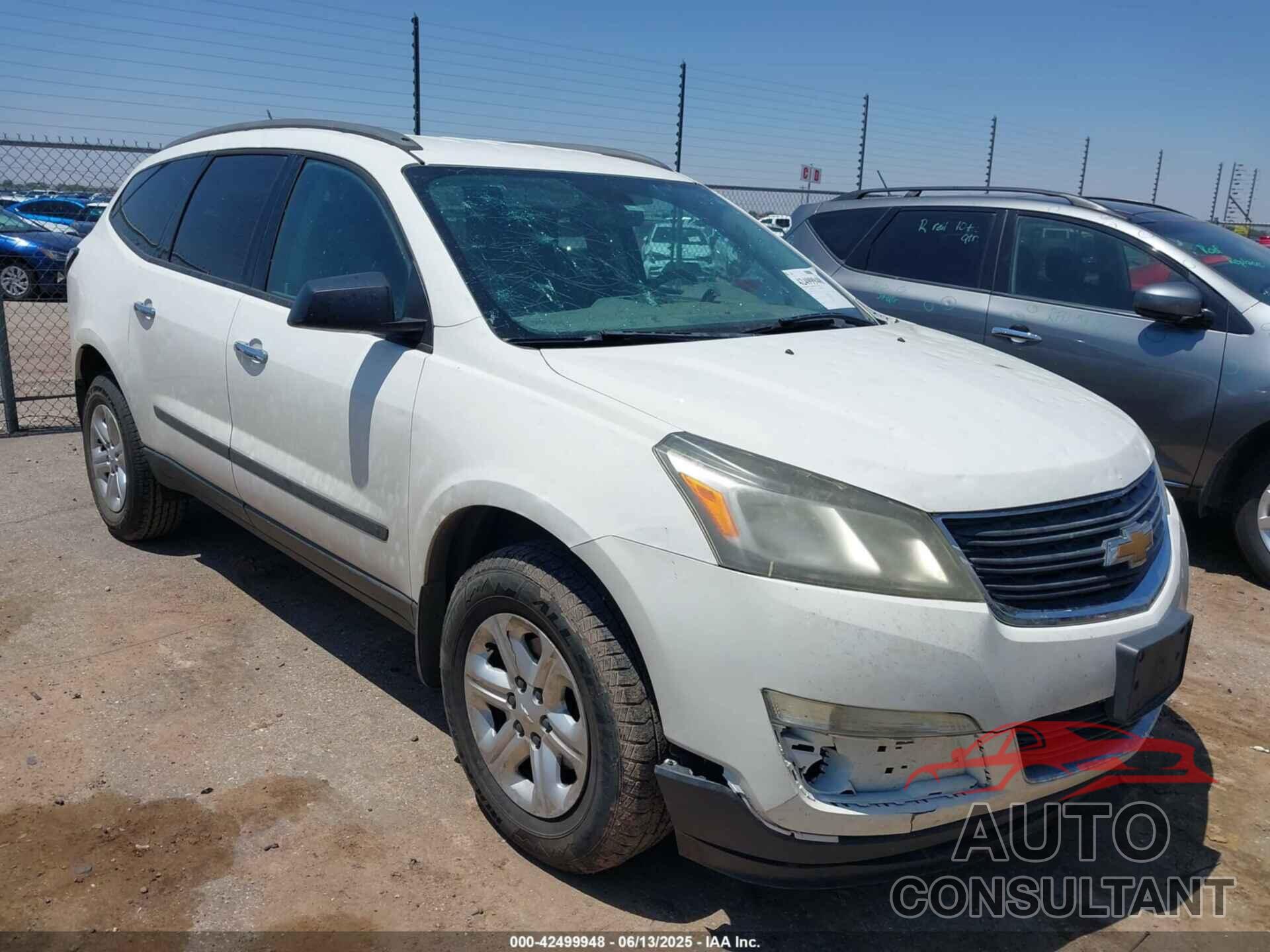 CHEVROLET TRAVERSE 2013 - 1GNKRFED3DJ190249