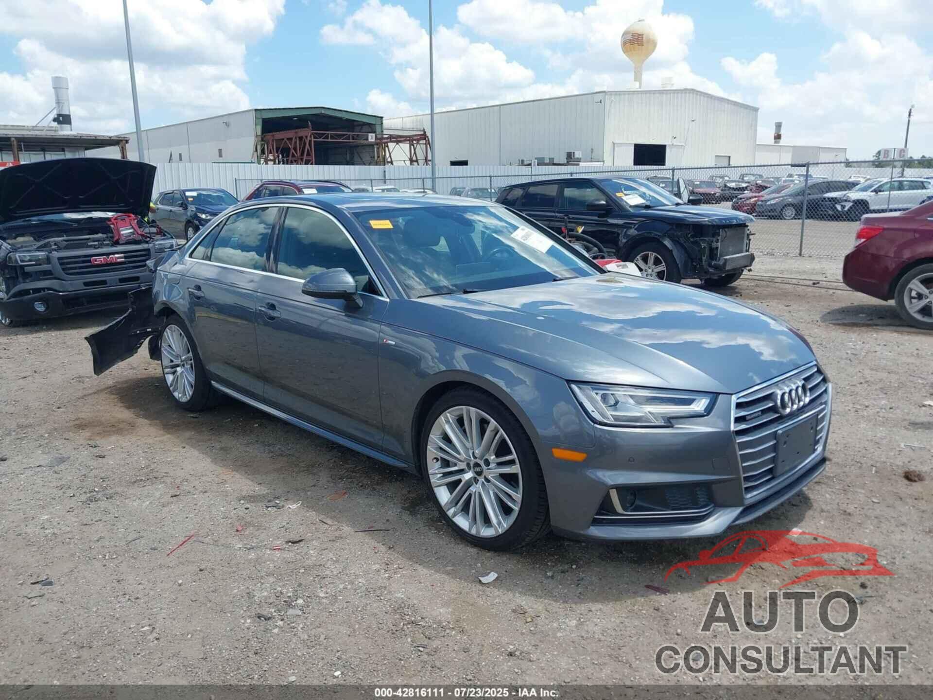 AUDI A4 2017 - WAUFNBF46HN037308