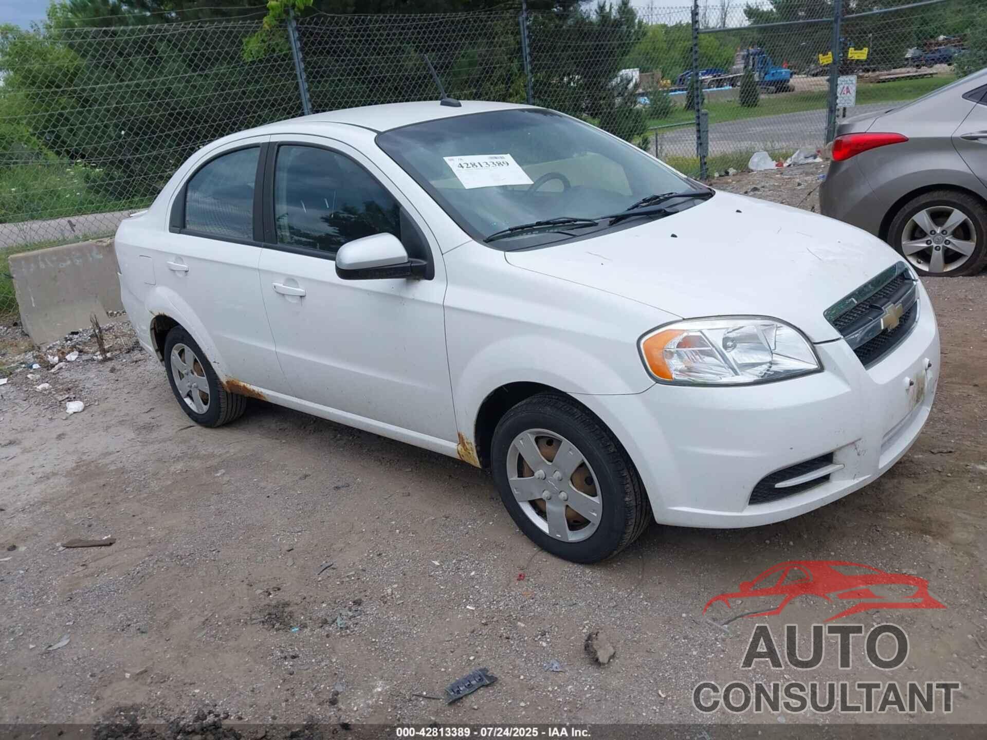 CHEVROLET AVEO 2010 - KL1TD5DE7AB071603