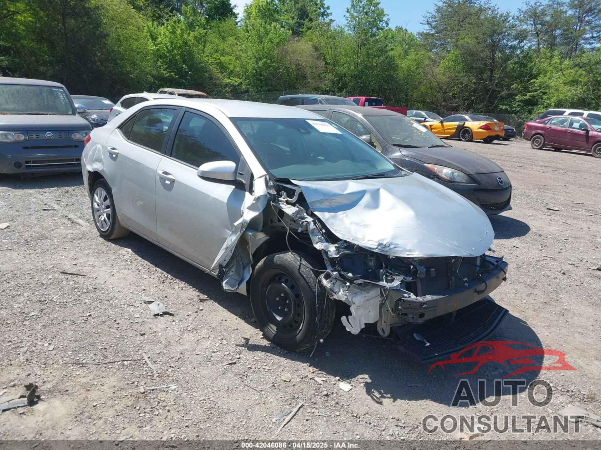 TOYOTA COROLLA 2019 - 5YFBURHE7KP861802