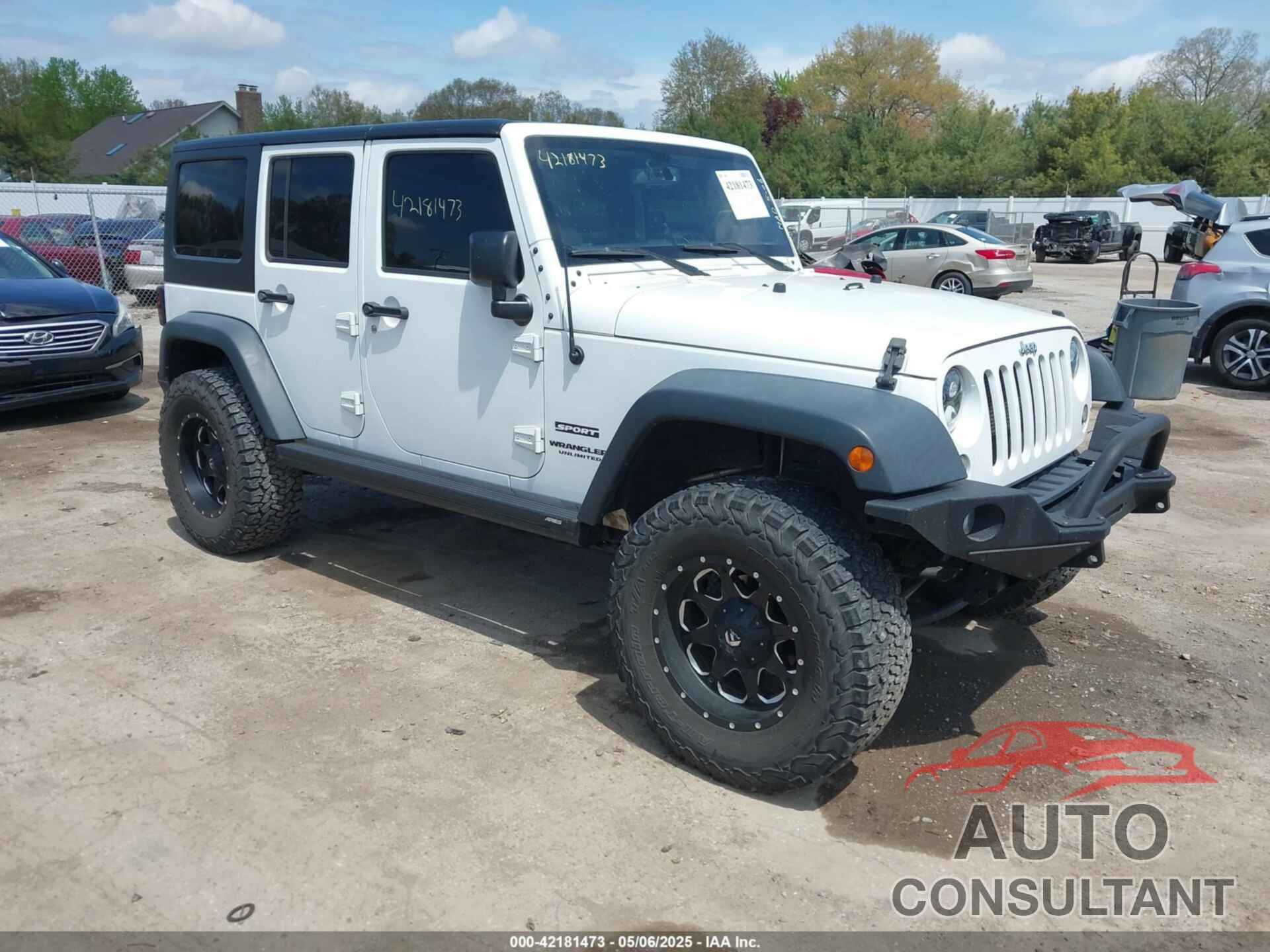 JEEP WRANGLER UNLIMITED 2016 - 1C4HJWDG5GL308803