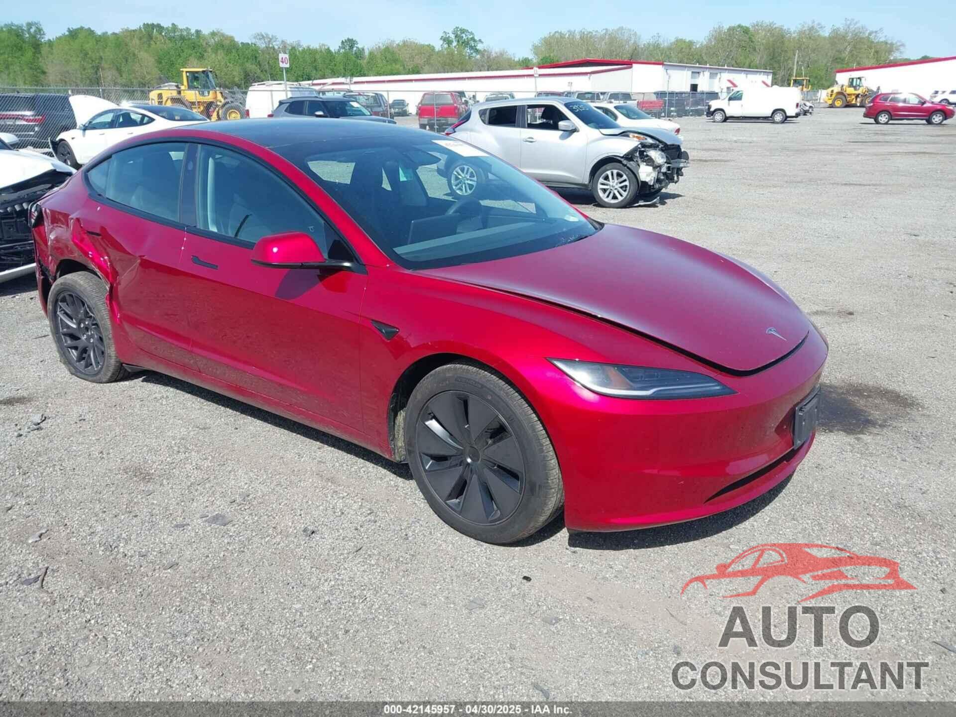 TESLA MODEL 3 2025 - 5YJ3E1EB3SF893624