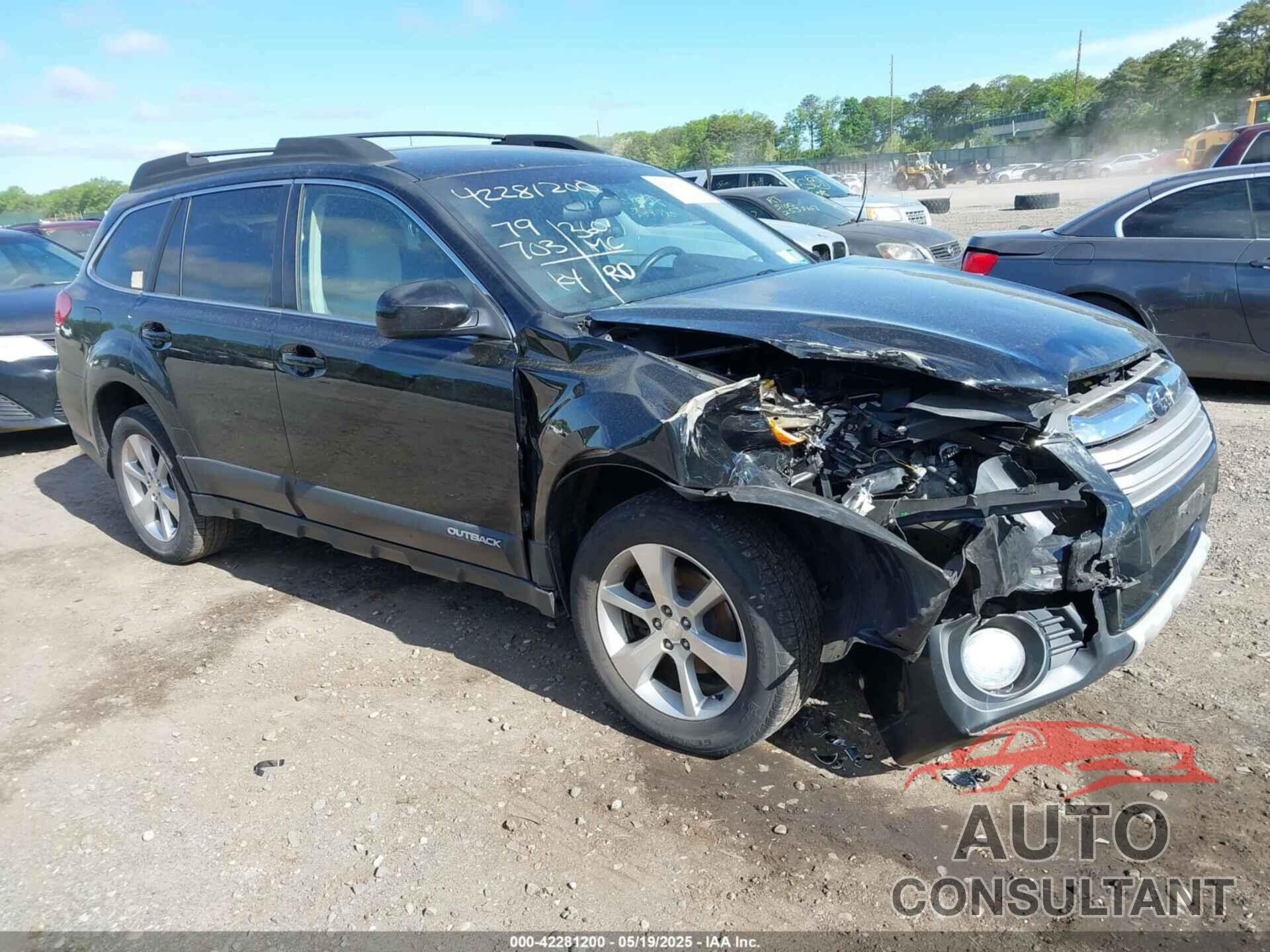 SUBARU OUTBACK 2014 - 4S4BRBKC7E3249608