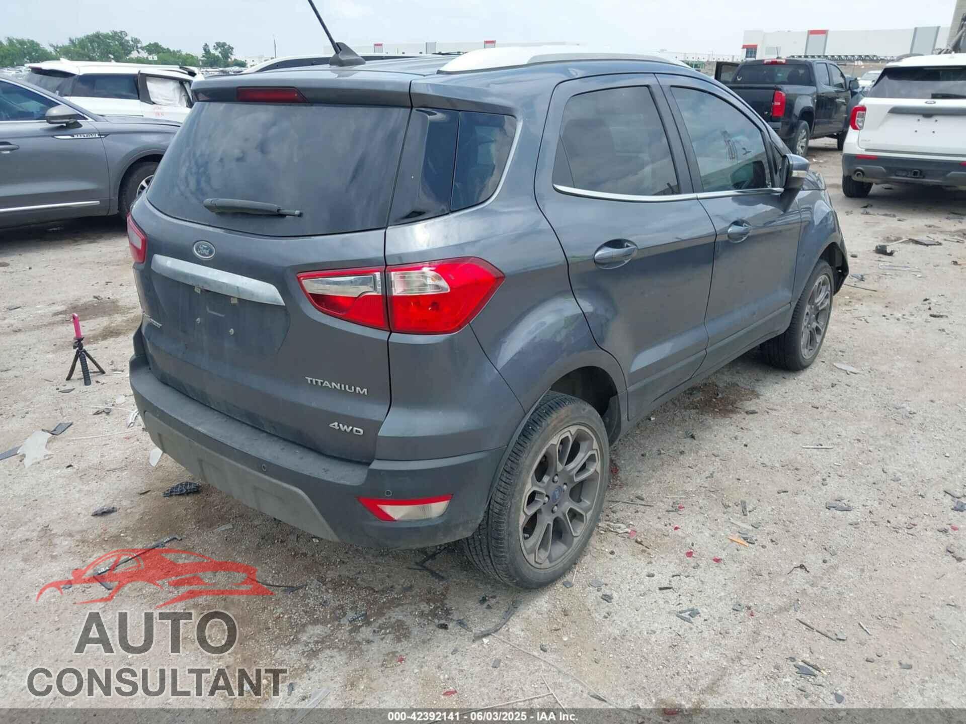 FORD ECOSPORT 2020 - MAJ6S3KL9LC382339