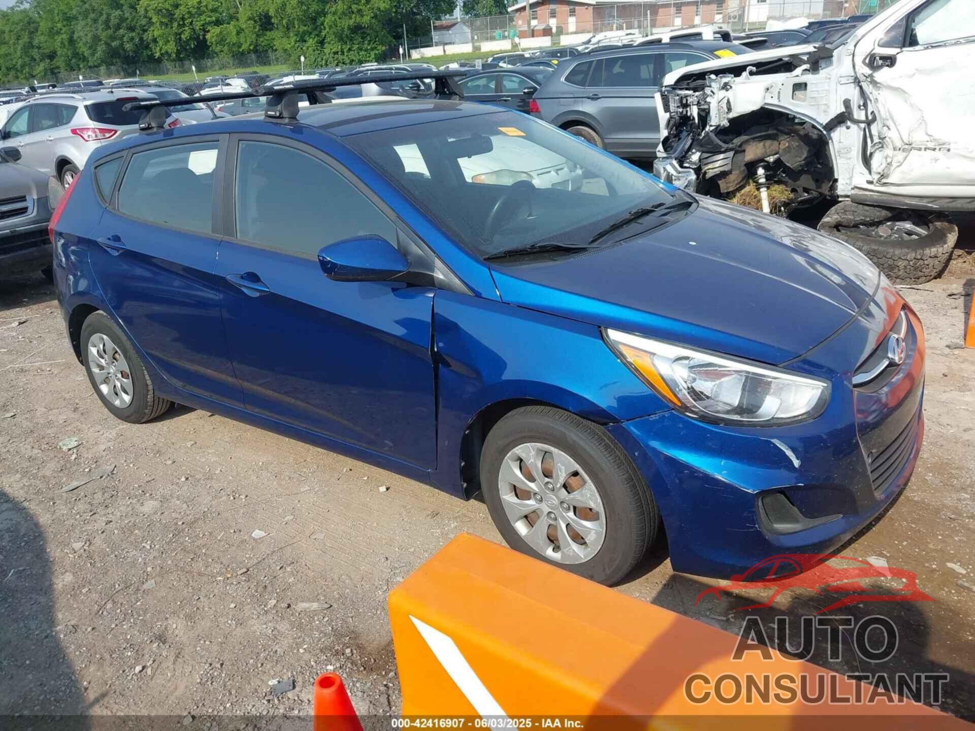 HYUNDAI ACCENT 2016 - KMHCT5AE3GU283326