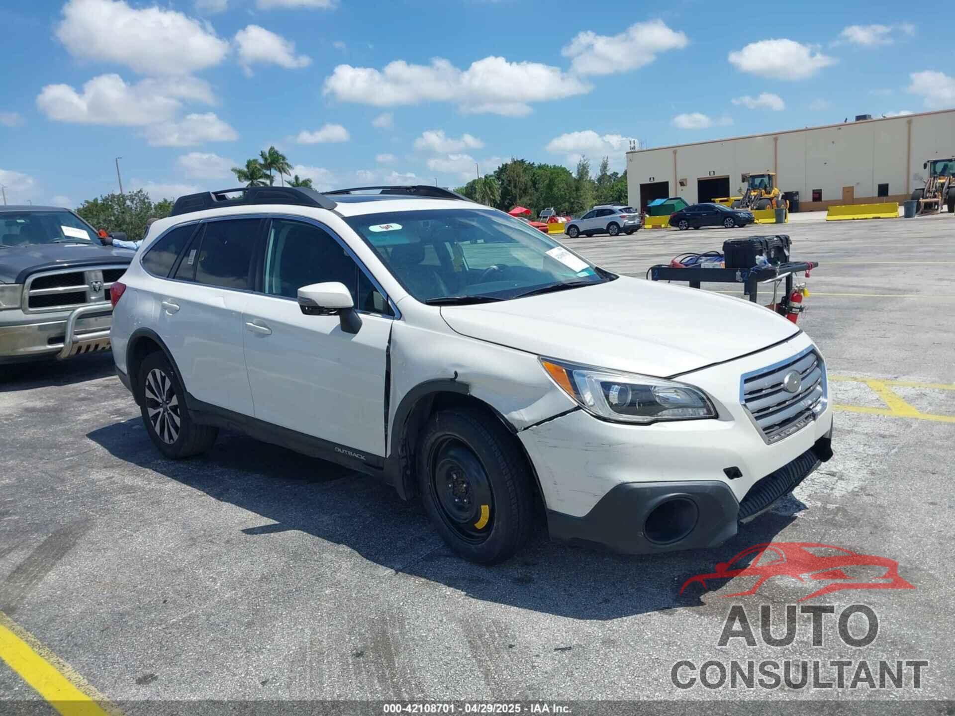 SUBARU OUTBACK 2016 - 4S4BSENC7G3201627
