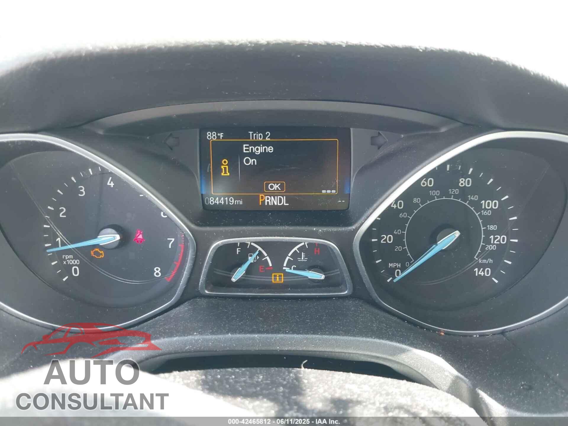 FORD FOCUS 2017 - 1FADP3F22HL235085