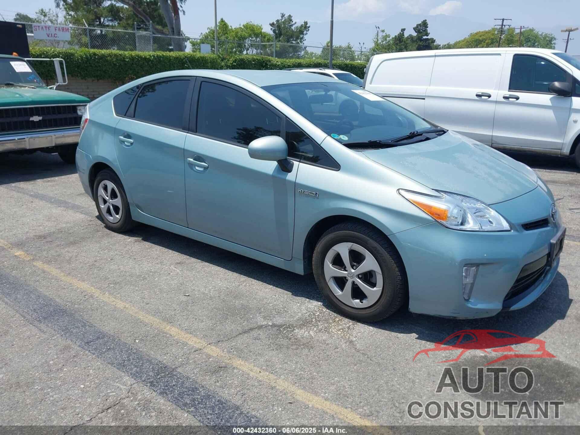 TOYOTA PRIUS 2013 - JTDKN3DU3D1689086