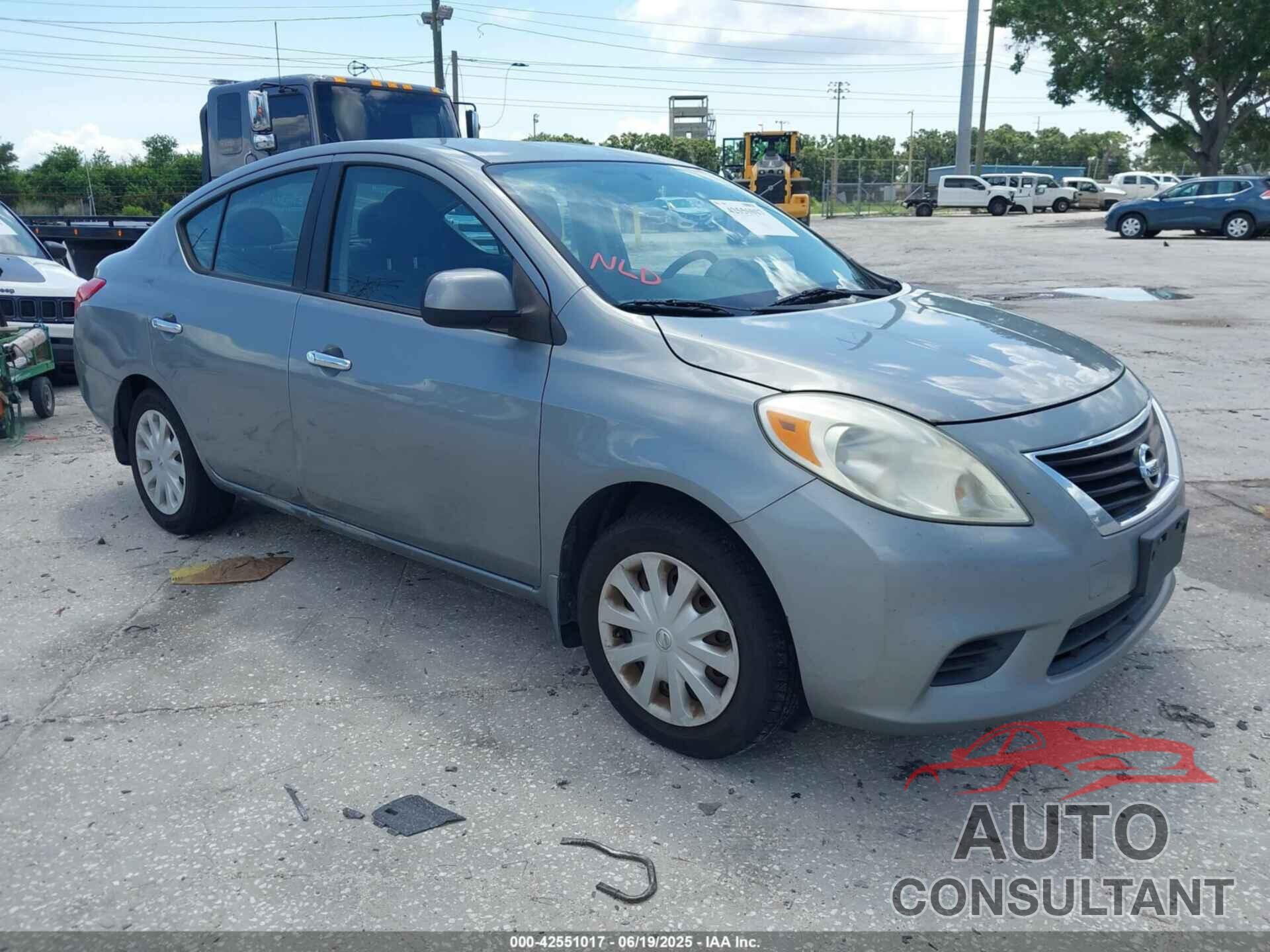 NISSAN VERSA 2012 - 3N1CN7AP7CL857736