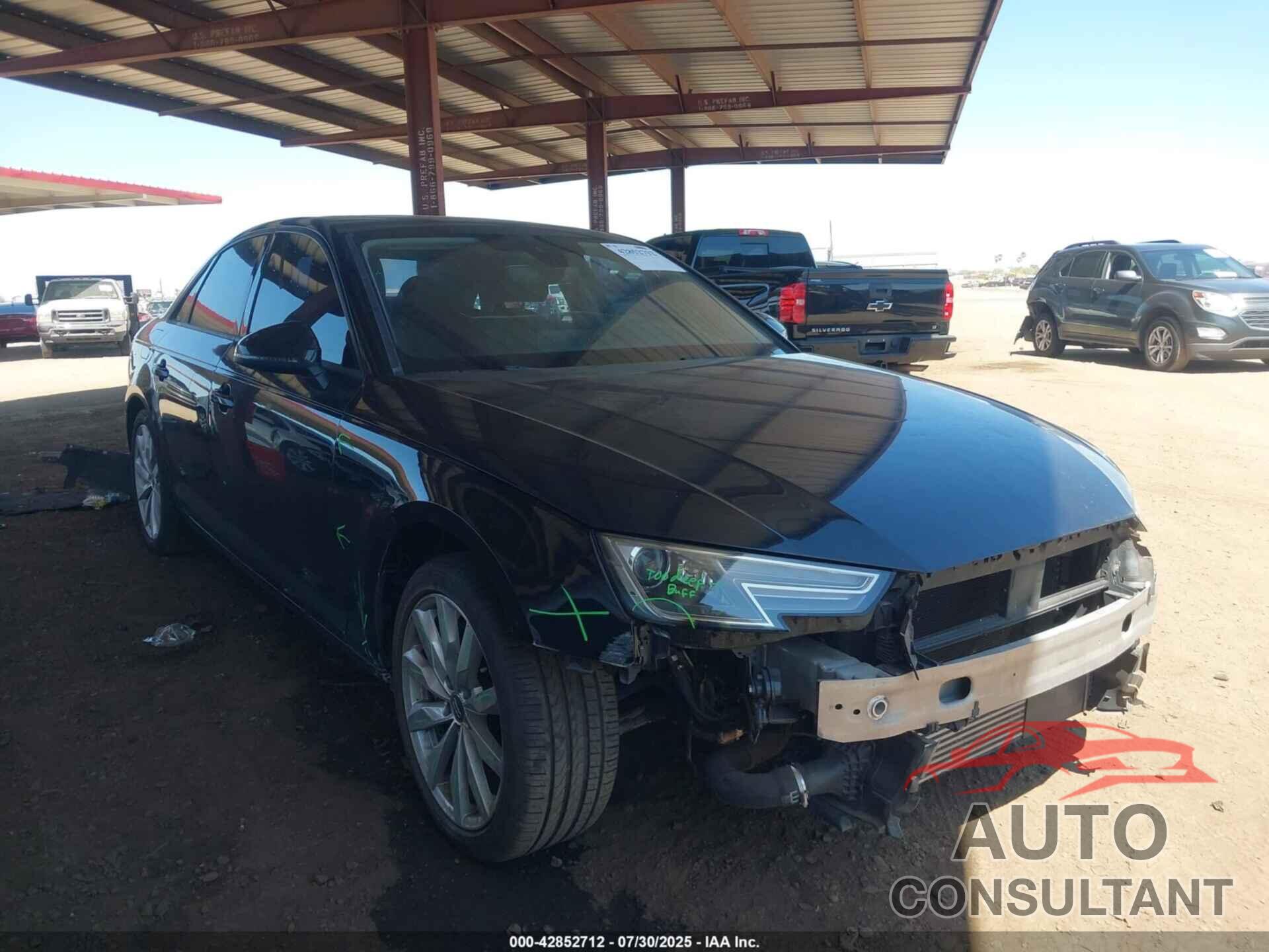 AUDI A4 2017 - WAUGNAF48HN025580