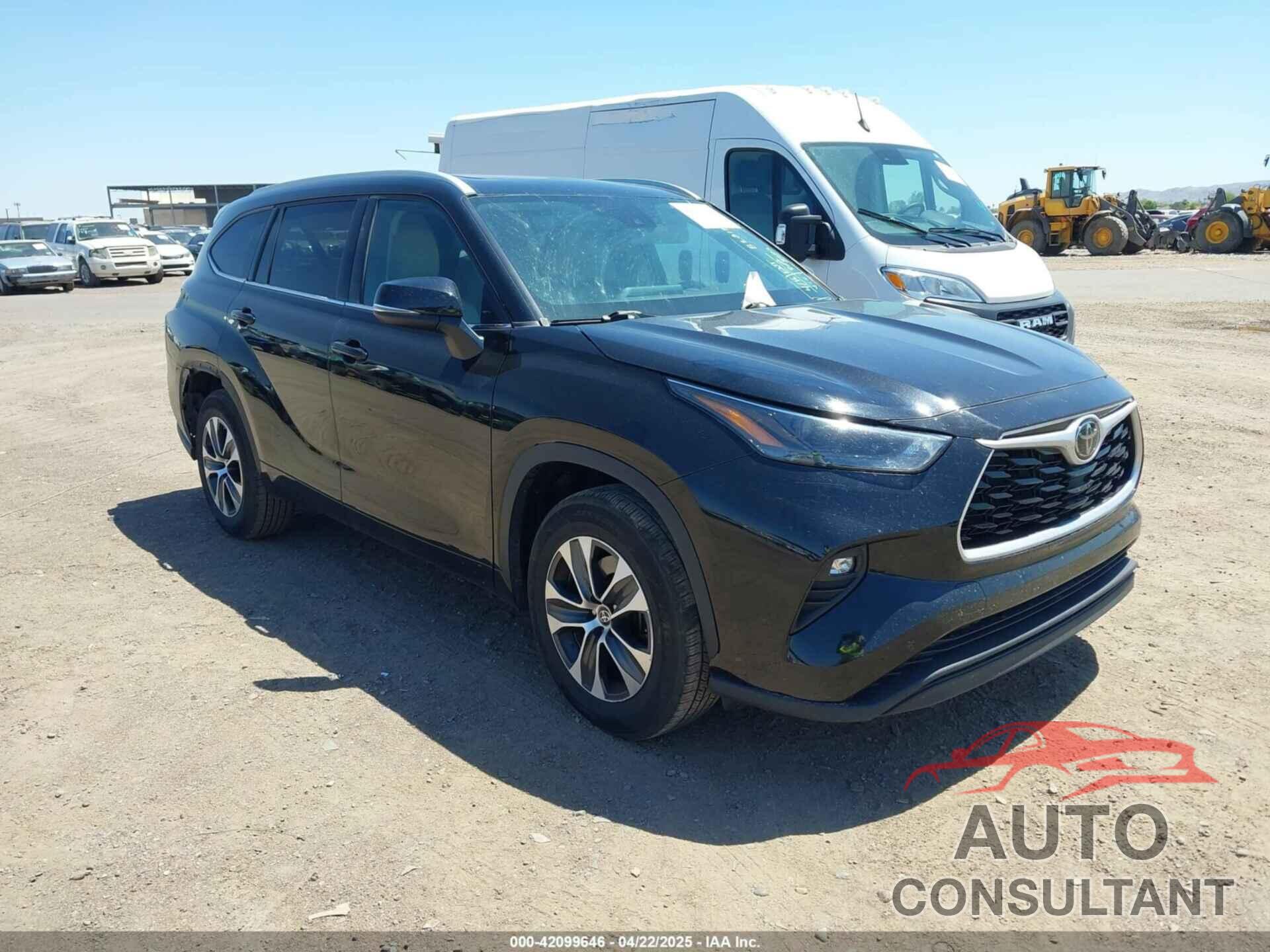 TOYOTA HIGHLANDER 2022 - 5TDGZRAHXNS544927