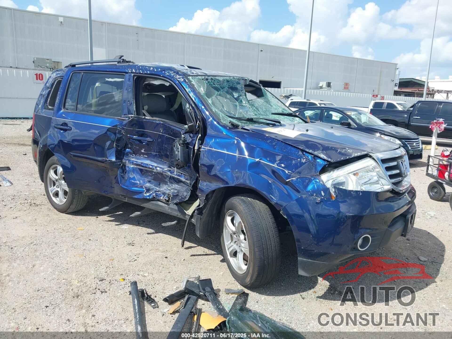 HONDA PILOT 2013 - 5FNYF3H57DB034298