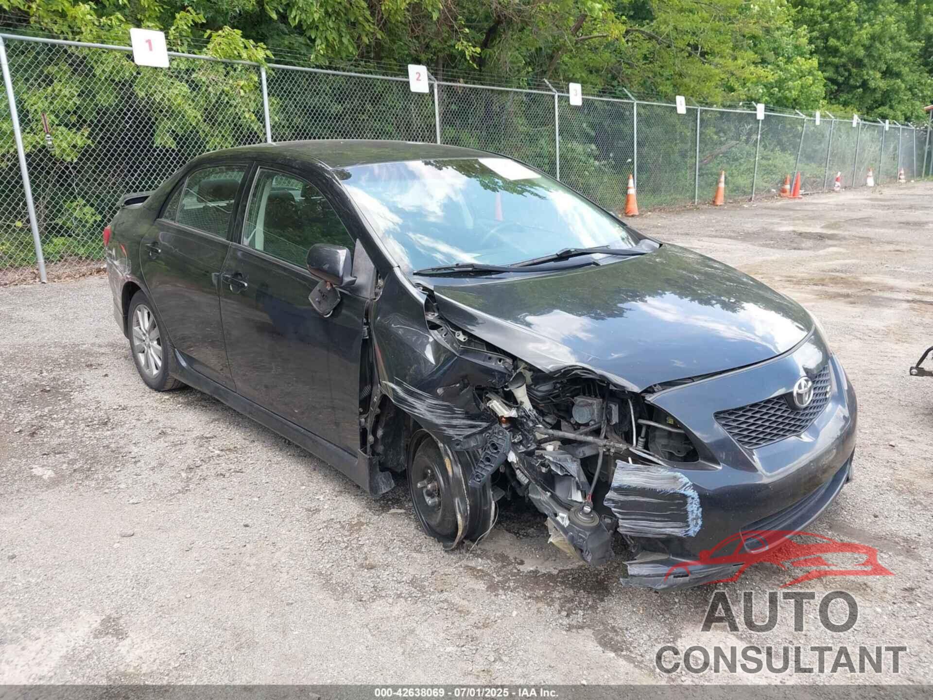 TOYOTA COROLLA 2009 - 2T1BU40E49C021159