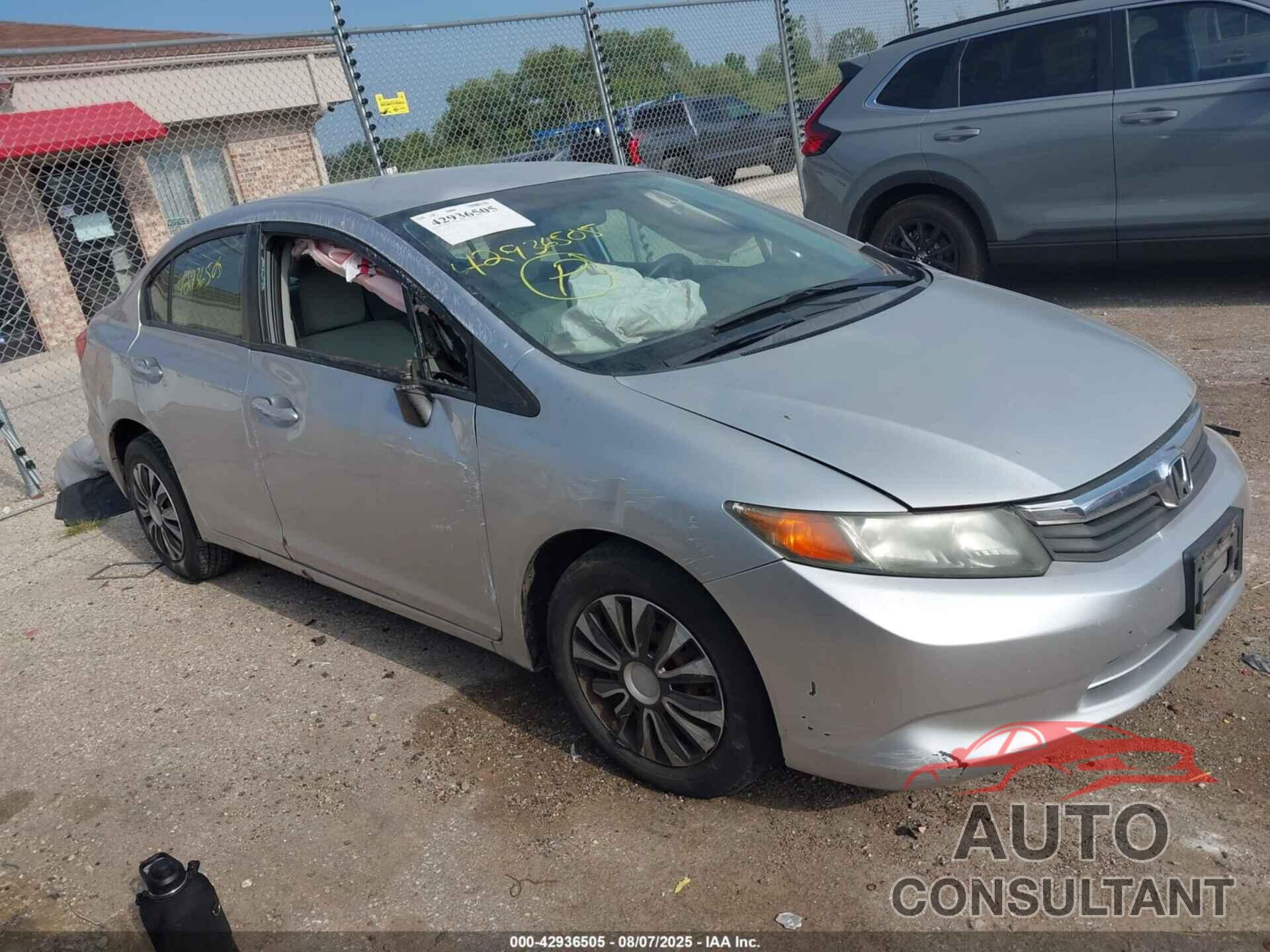 HONDA CIVIC 2012 - 2HGFB2F50CH304028