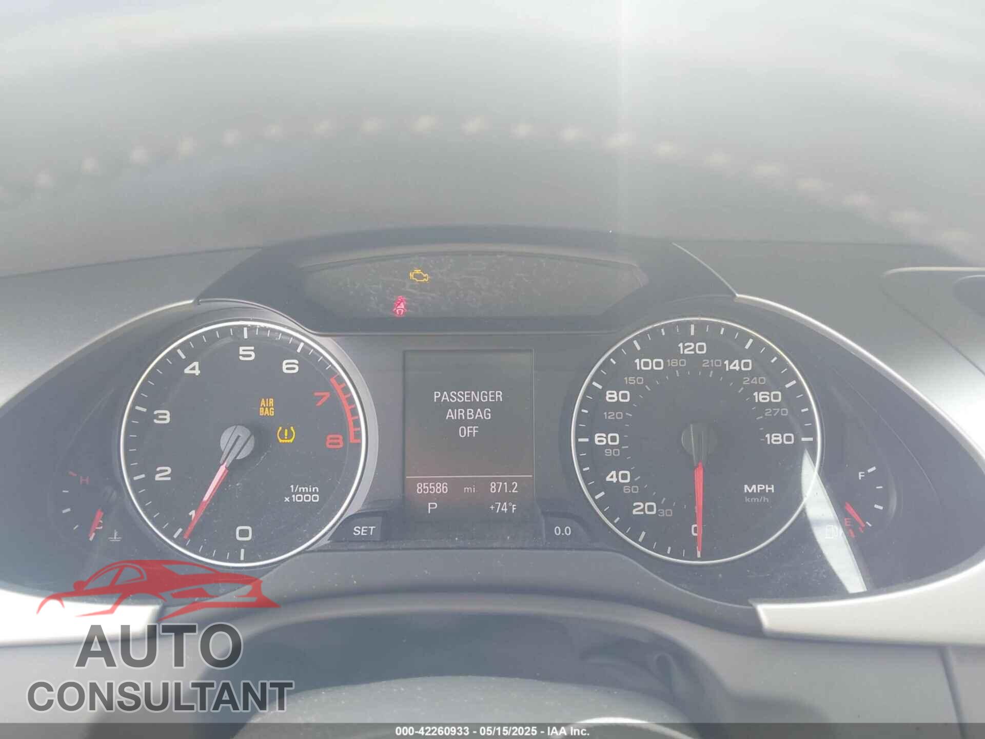 AUDI A4 2012 - WAUFFAFL6CN003263