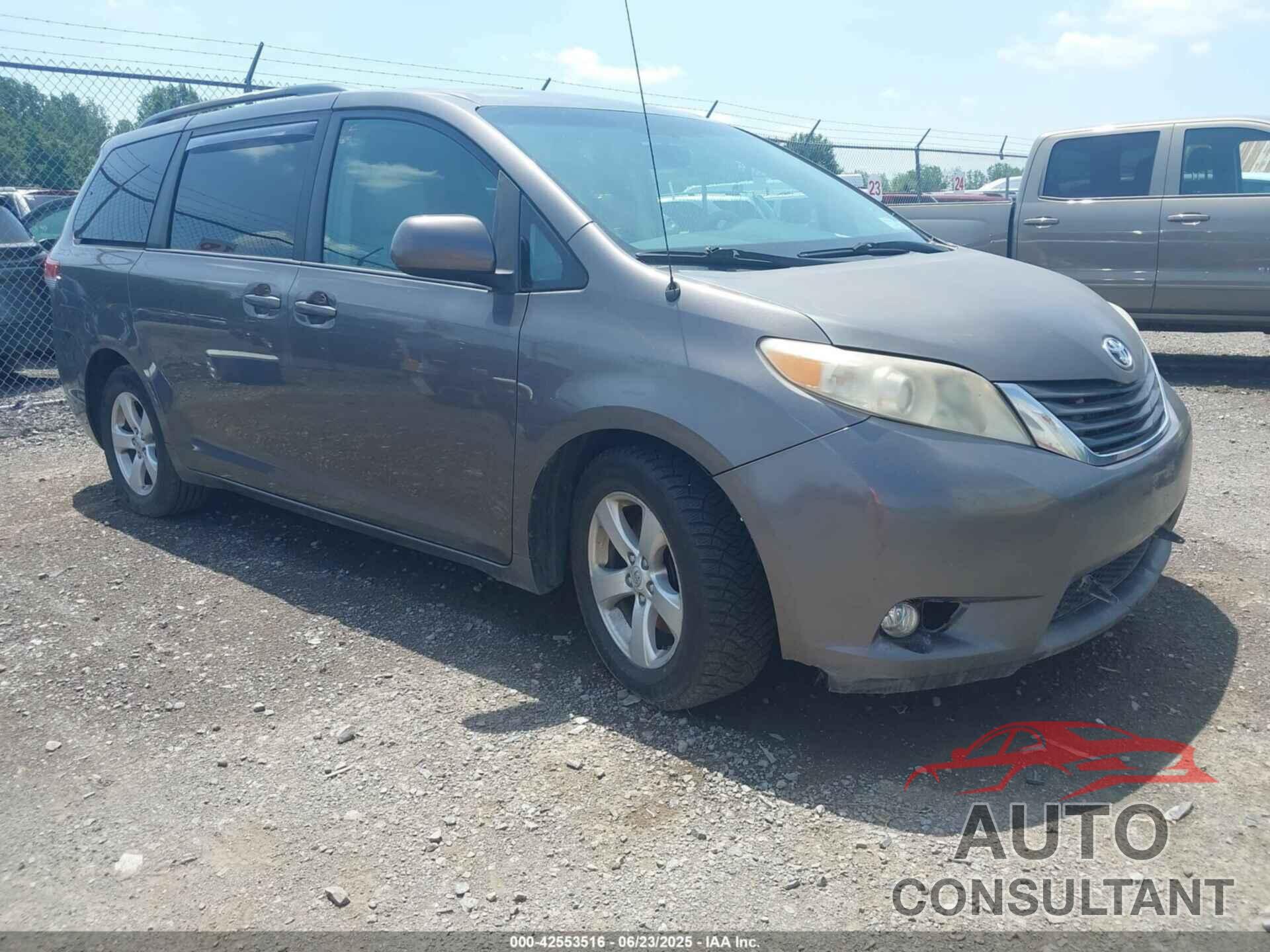 TOYOTA SIENNA 2012 - 5TDKK3DC9CS252274