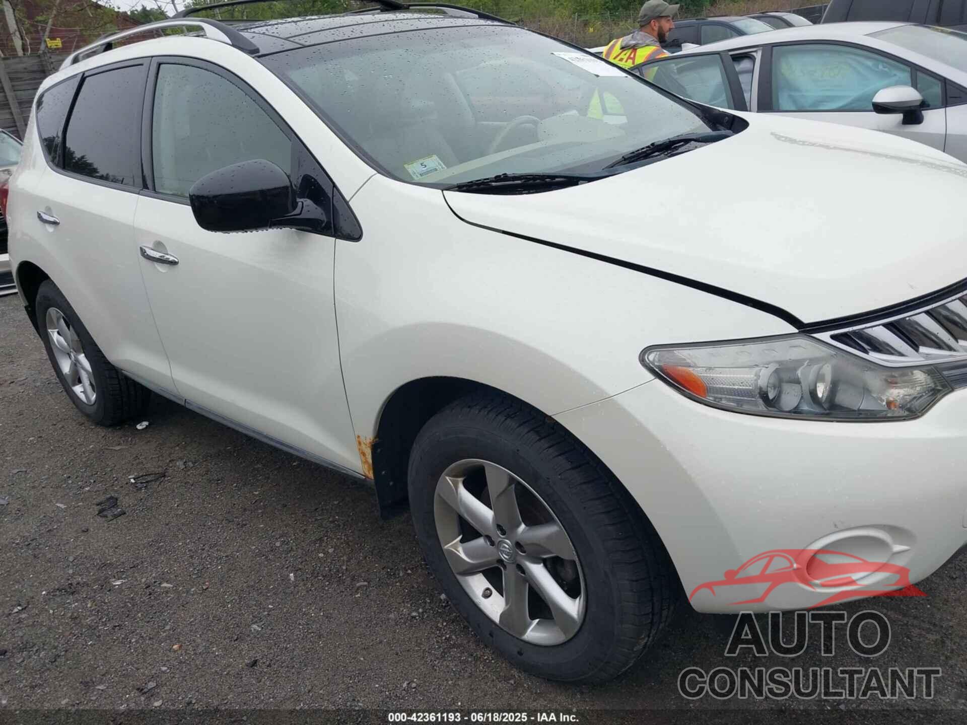 NISSAN MURANO 2010 - JN8AZ1MW2AW123414