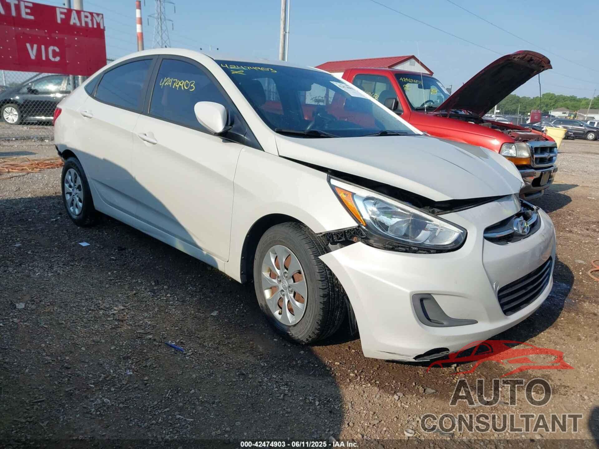 HYUNDAI ACCENT 2015 - KMHCT4AE1FU934266