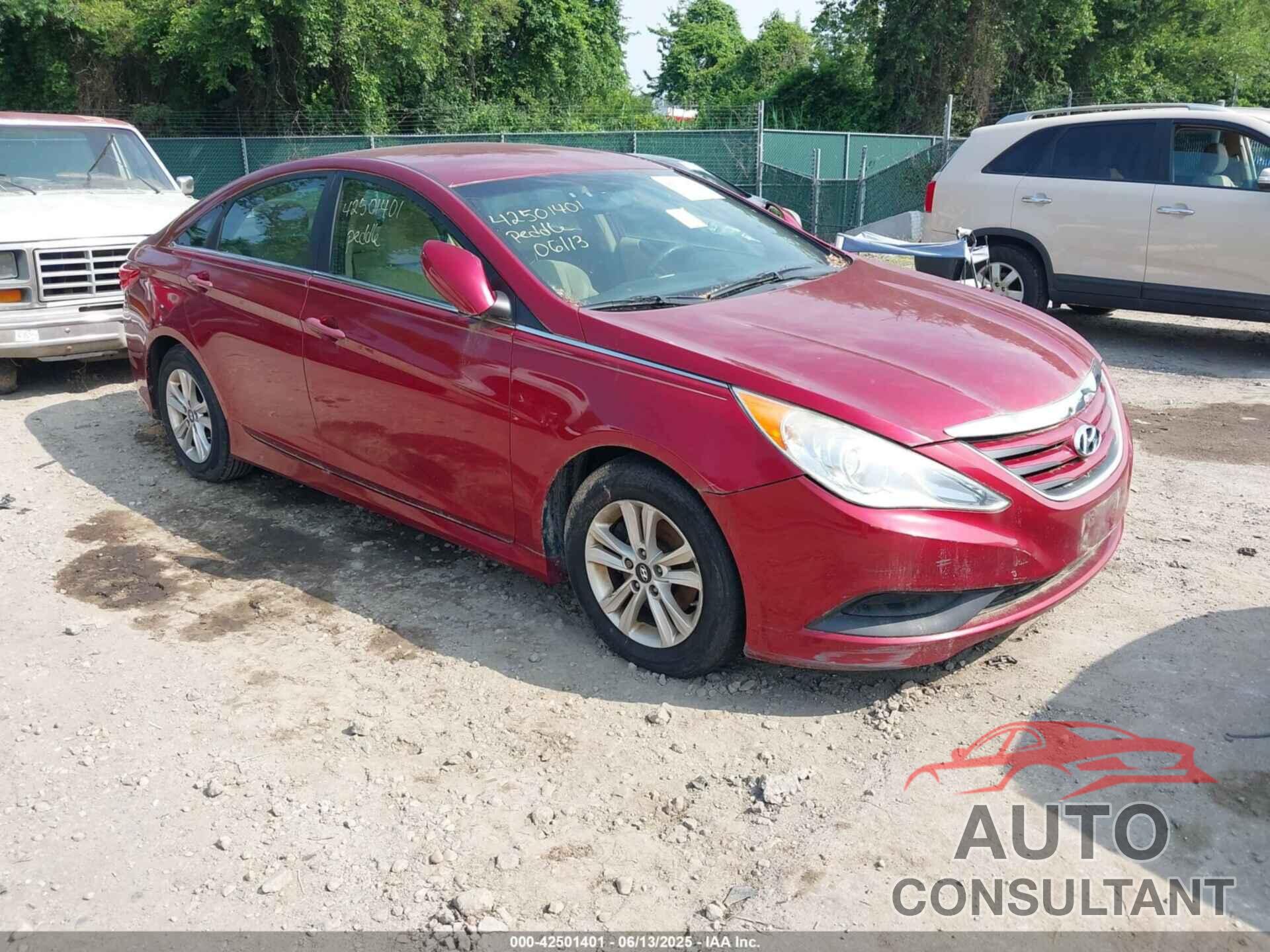 HYUNDAI SONATA 2014 - 5NPEB4AC9EH945636