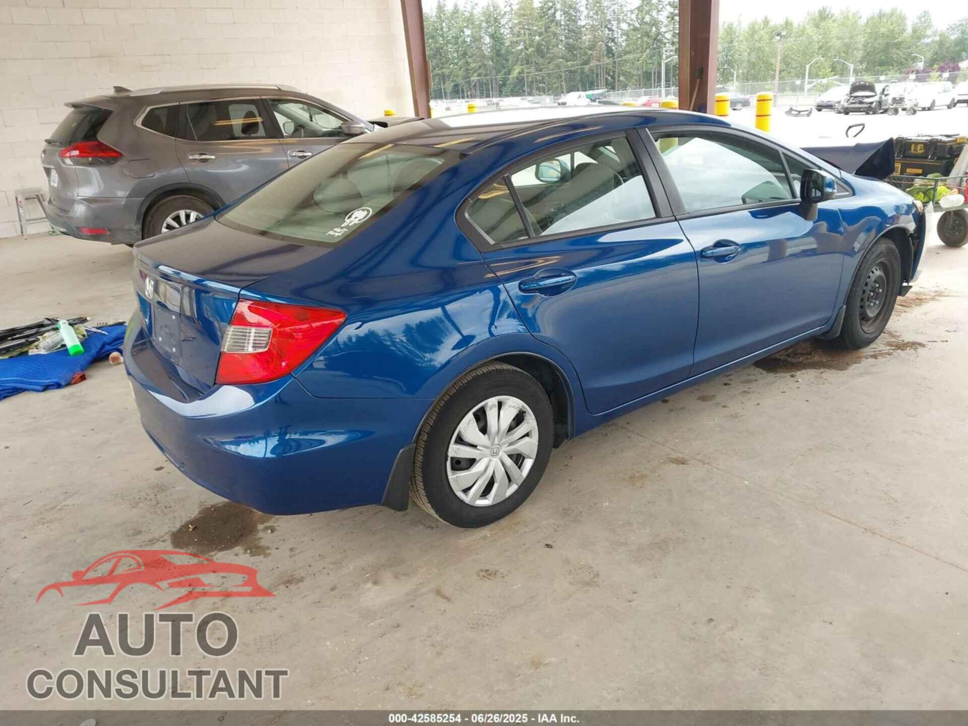 HONDA CIVIC 2012 - 19XFB2F57CE368433