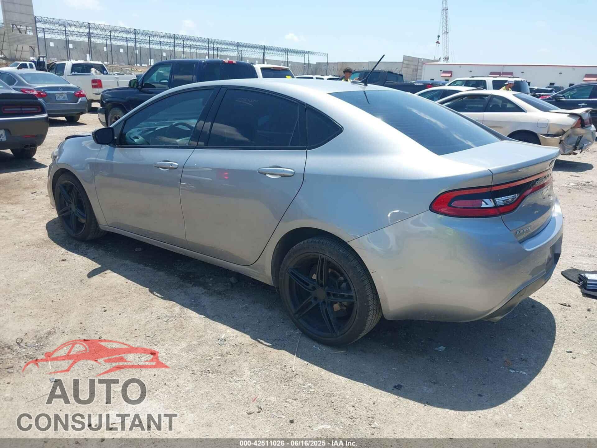 DODGE DART 2015 - 1C3CDFBB5FD301470