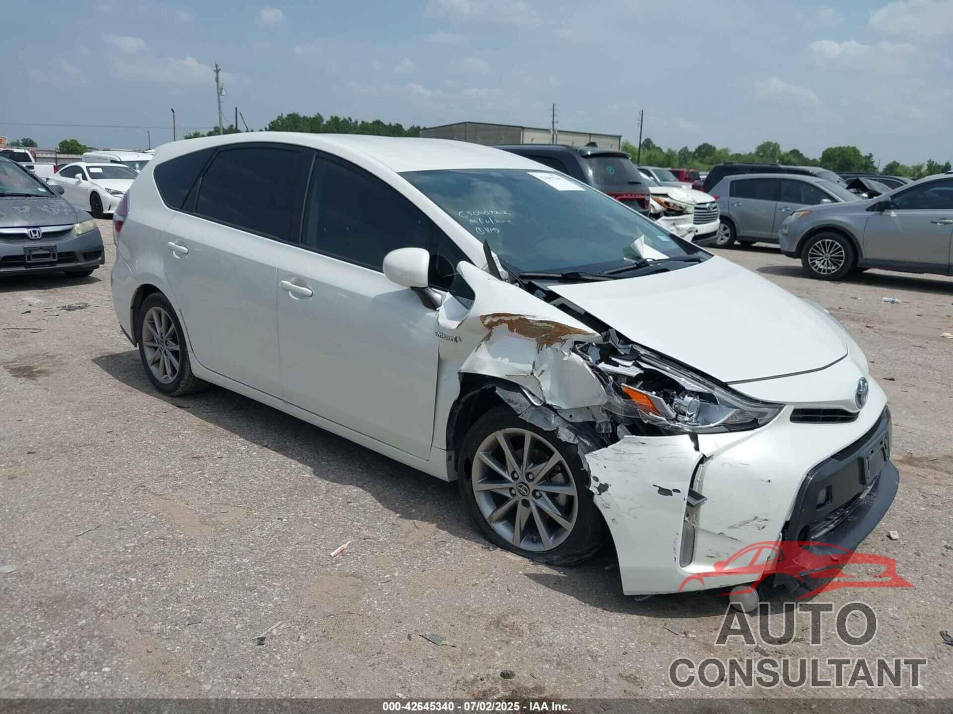 TOYOTA PRIUS V 2017 - JTDZN3EU0HJ058511
