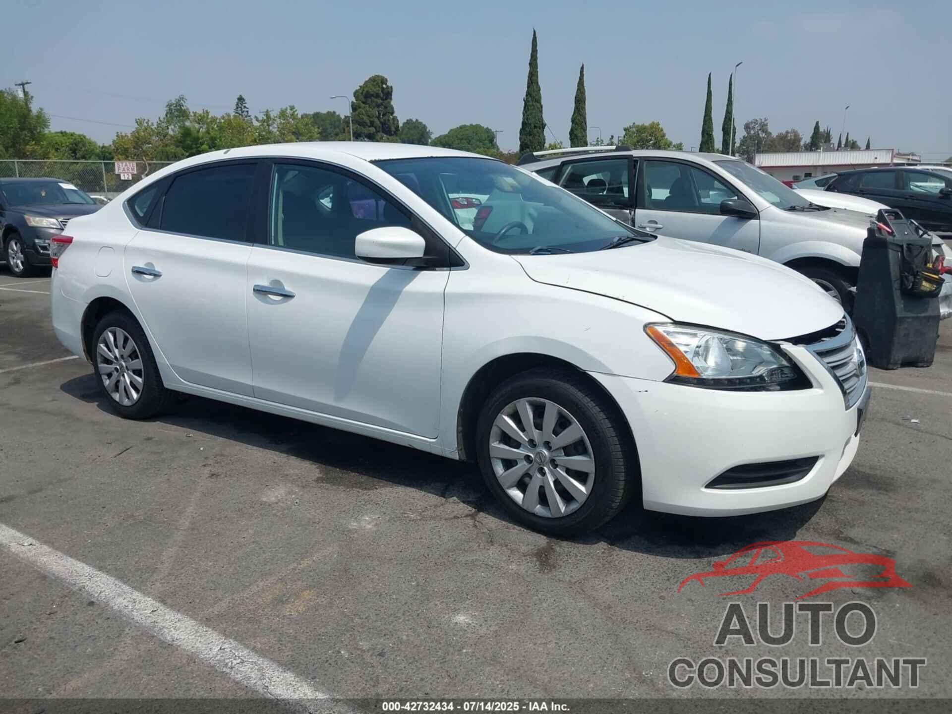 NISSAN SENTRA 2014 - 3N1AB7AP5EY316934