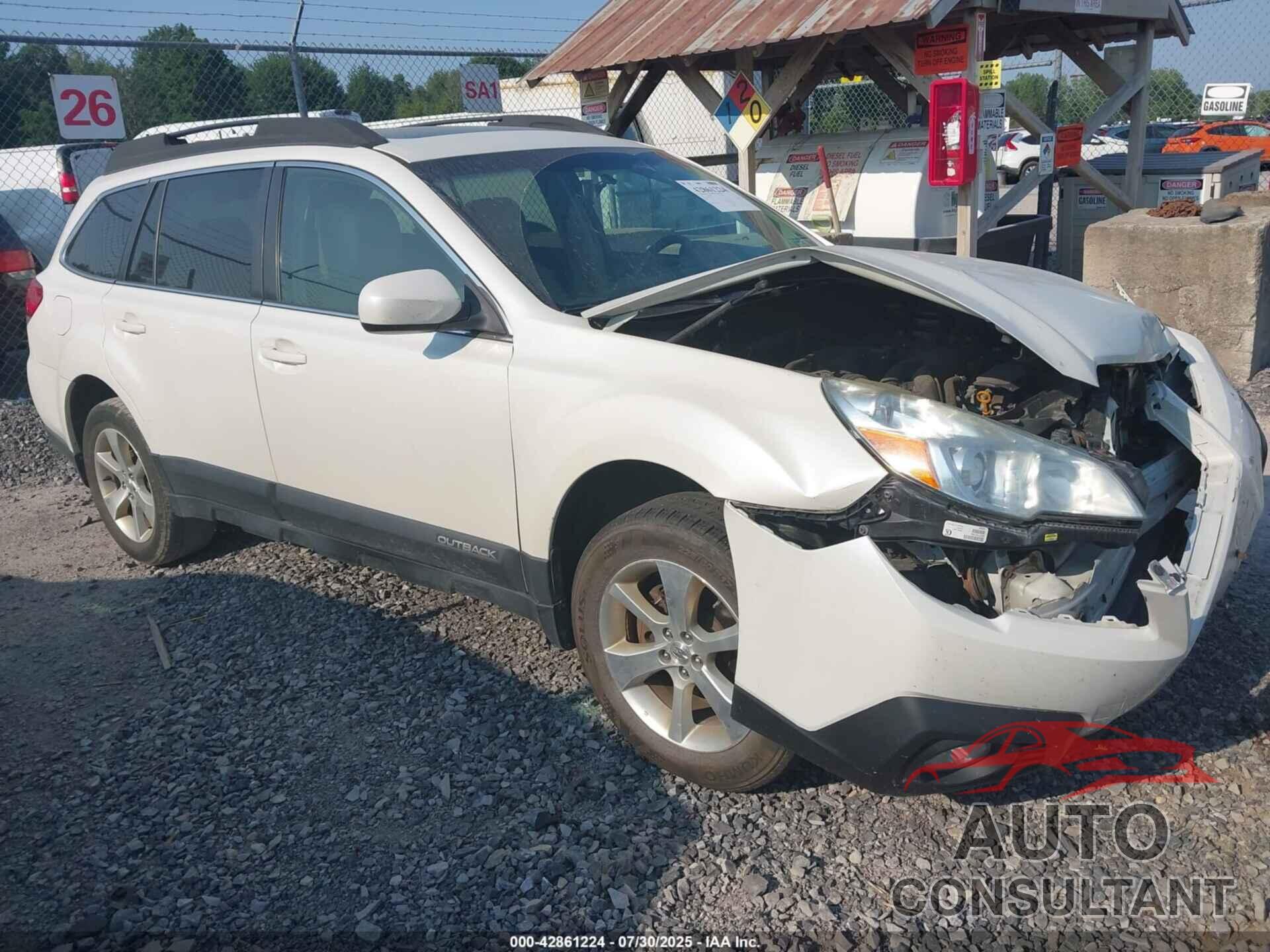 SUBARU OUTBACK 2014 - 4S4BRBMC4E3296169