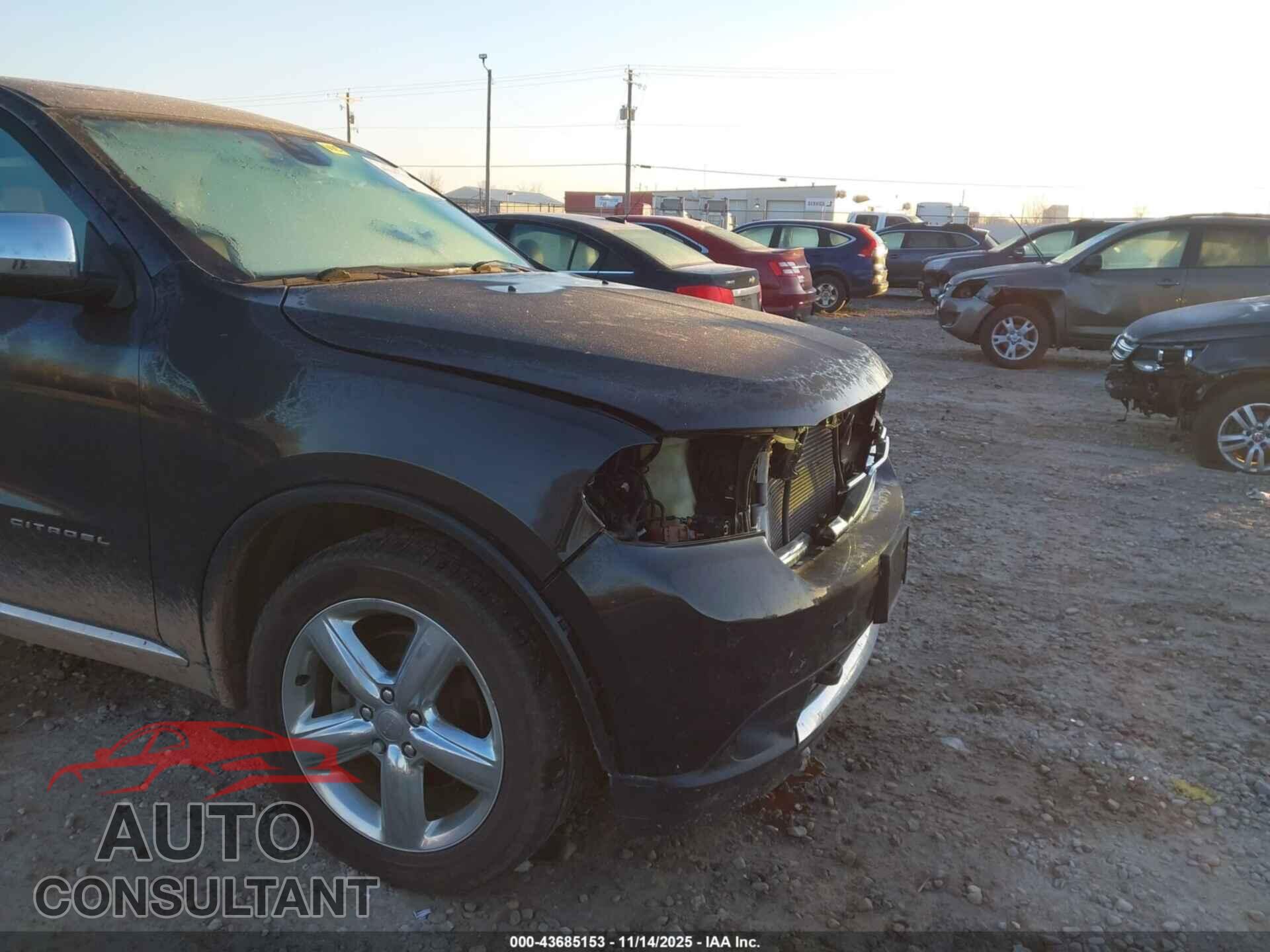 DODGE DURANGO 2012 - 1C4RDJEG6CC322345