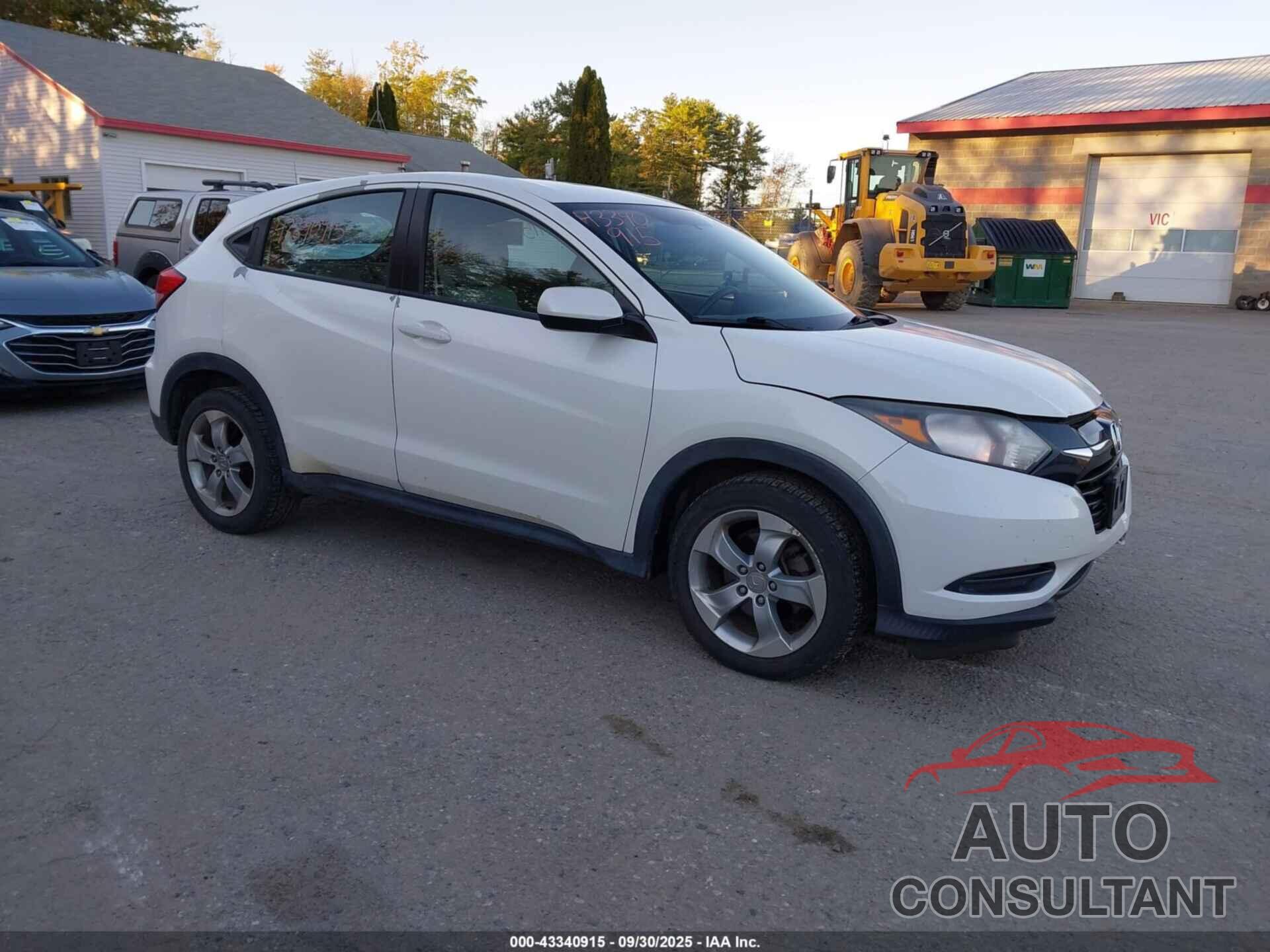 HONDA HR-V 2016 - 3CZRU6H35GM702538