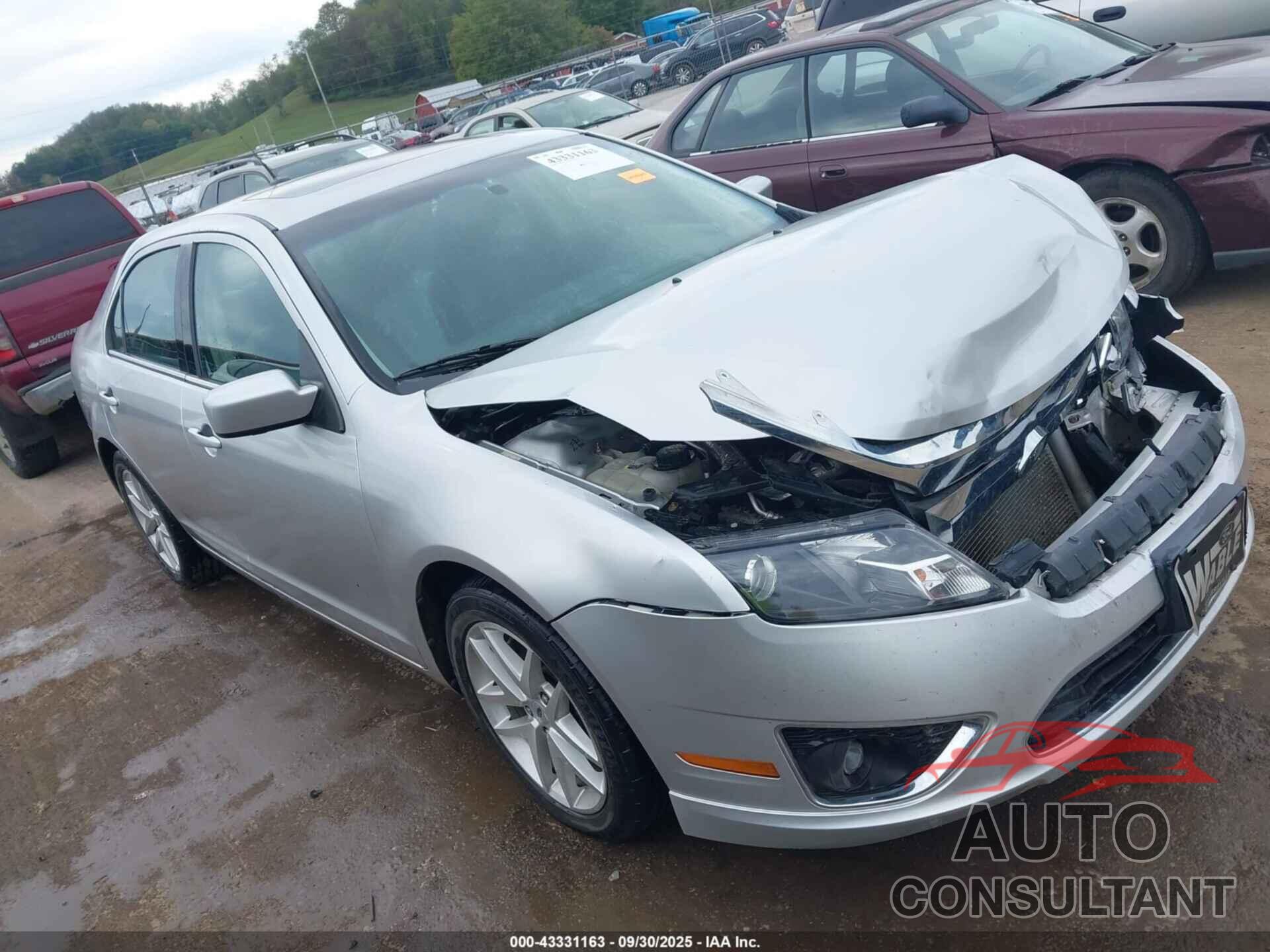 FORD FUSION 2012 - 3FAHP0JA2CR122827