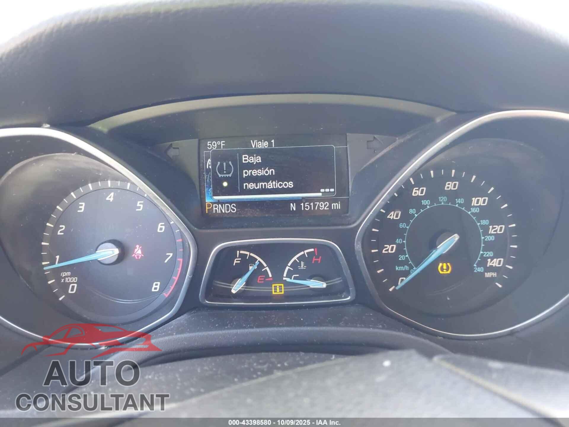 FORD FOCUS 2014 - 1FADP3N29EL275841