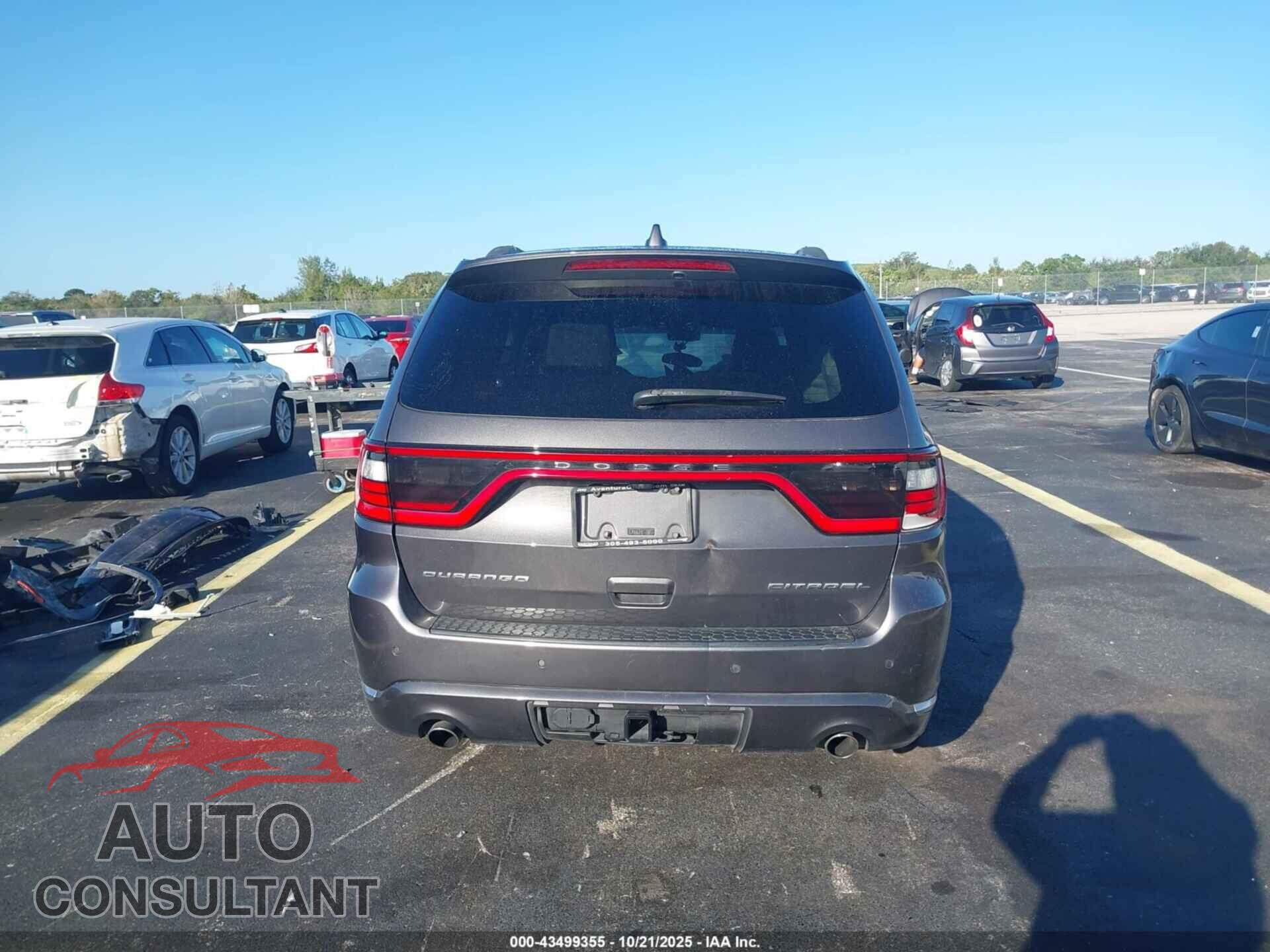 DODGE DURANGO 2021 - 1C4RDHEG3MC791967