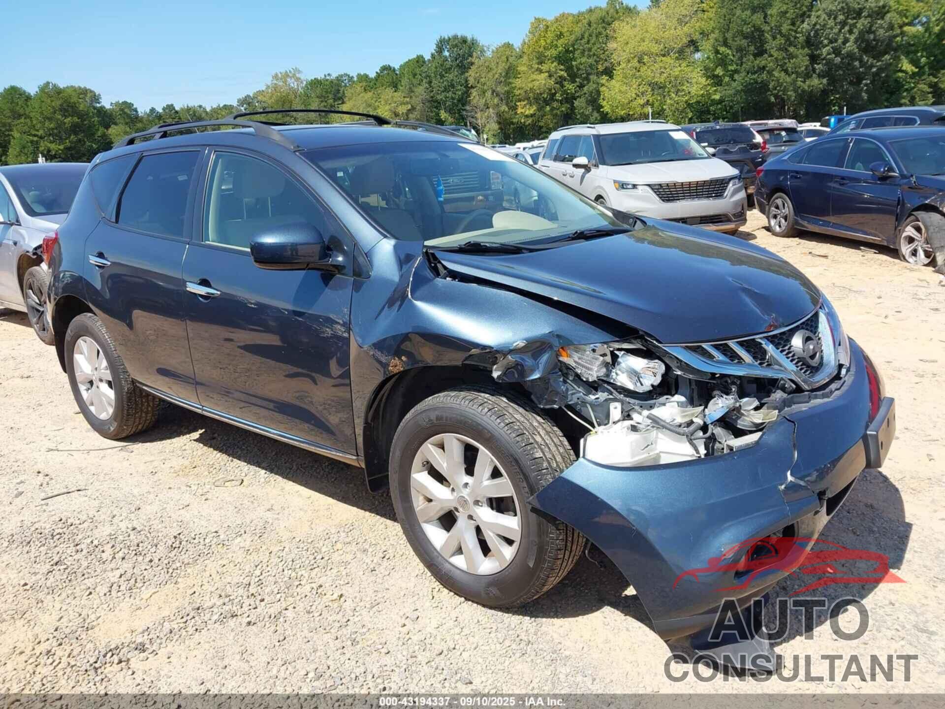 NISSAN MURANO 2014 - JN8AZ1MW6EW505290