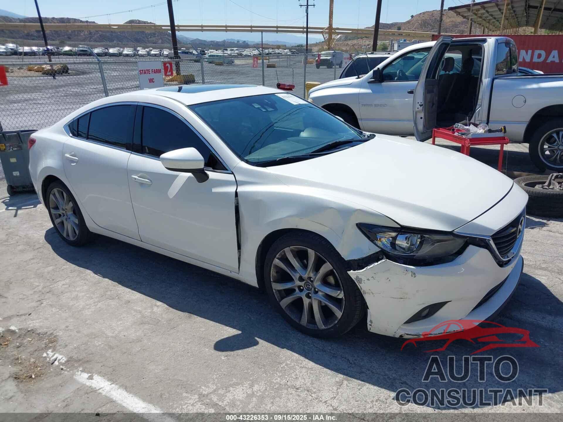 MAZDA MAZDA6 2015 - JM1GJ1W53F1186687