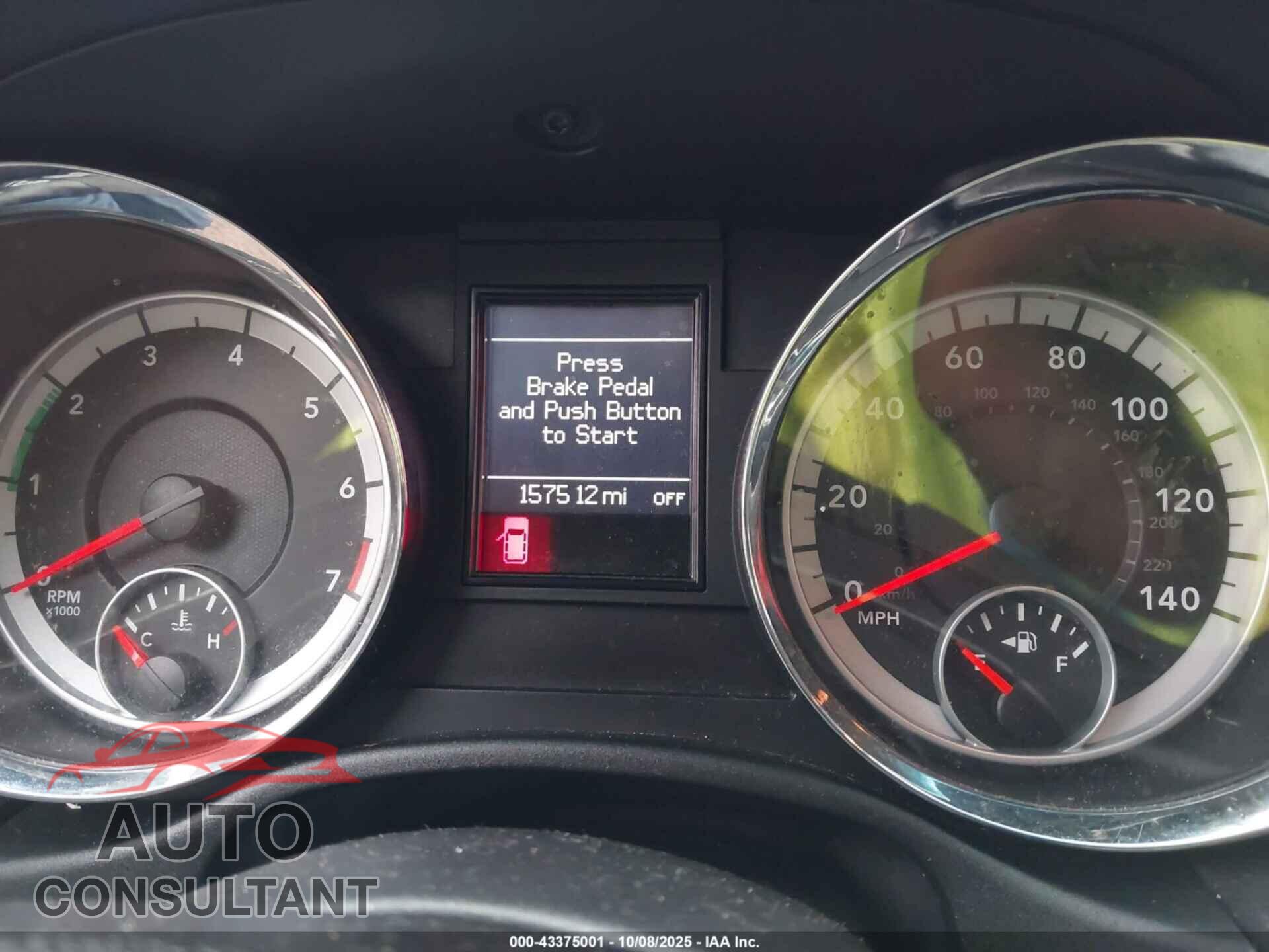 DODGE DURANGO 2012 - 1C4RDJDG4CC308803