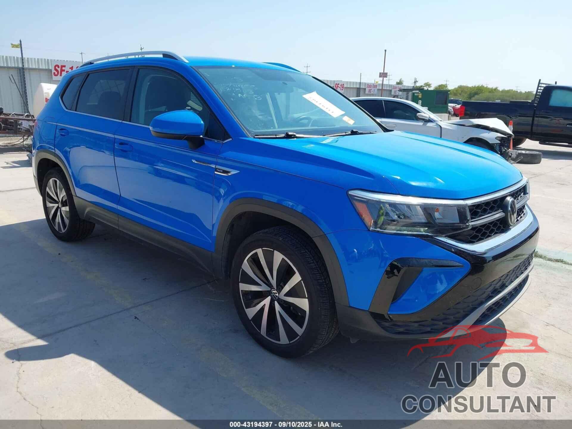 VOLKSWAGEN TAOS 2022 - 3VVRX7B29NM087803