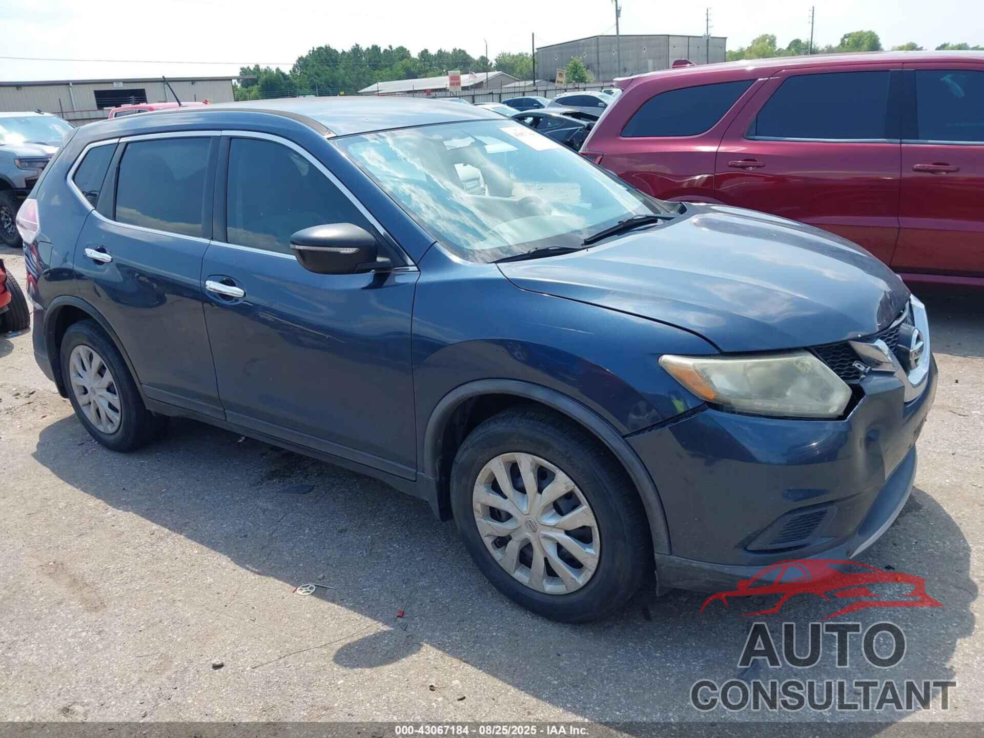 NISSAN ROGUE 2015 - KNMAT2MT9FP529278