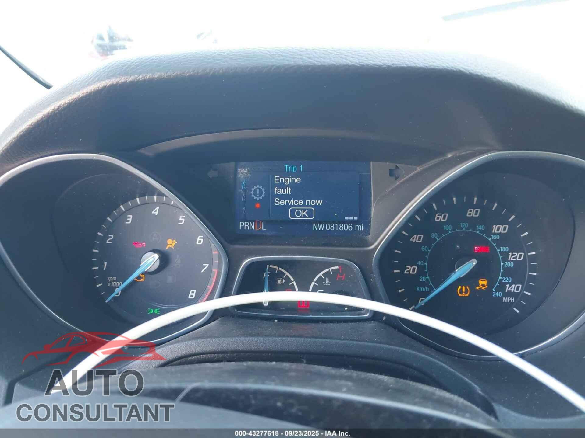 FORD FOCUS 2014 - 1FADP3F20EL407402
