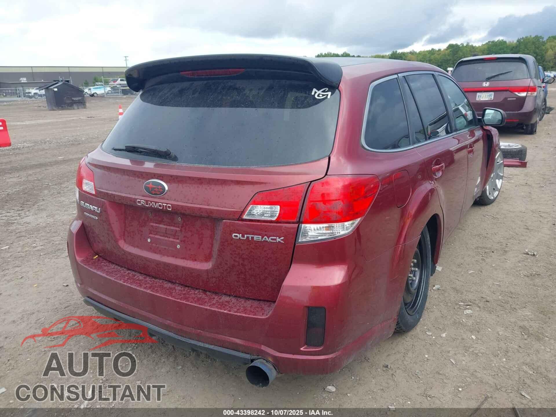 SUBARU OUTBACK 2011 - 4S4BRCCC0B3349257