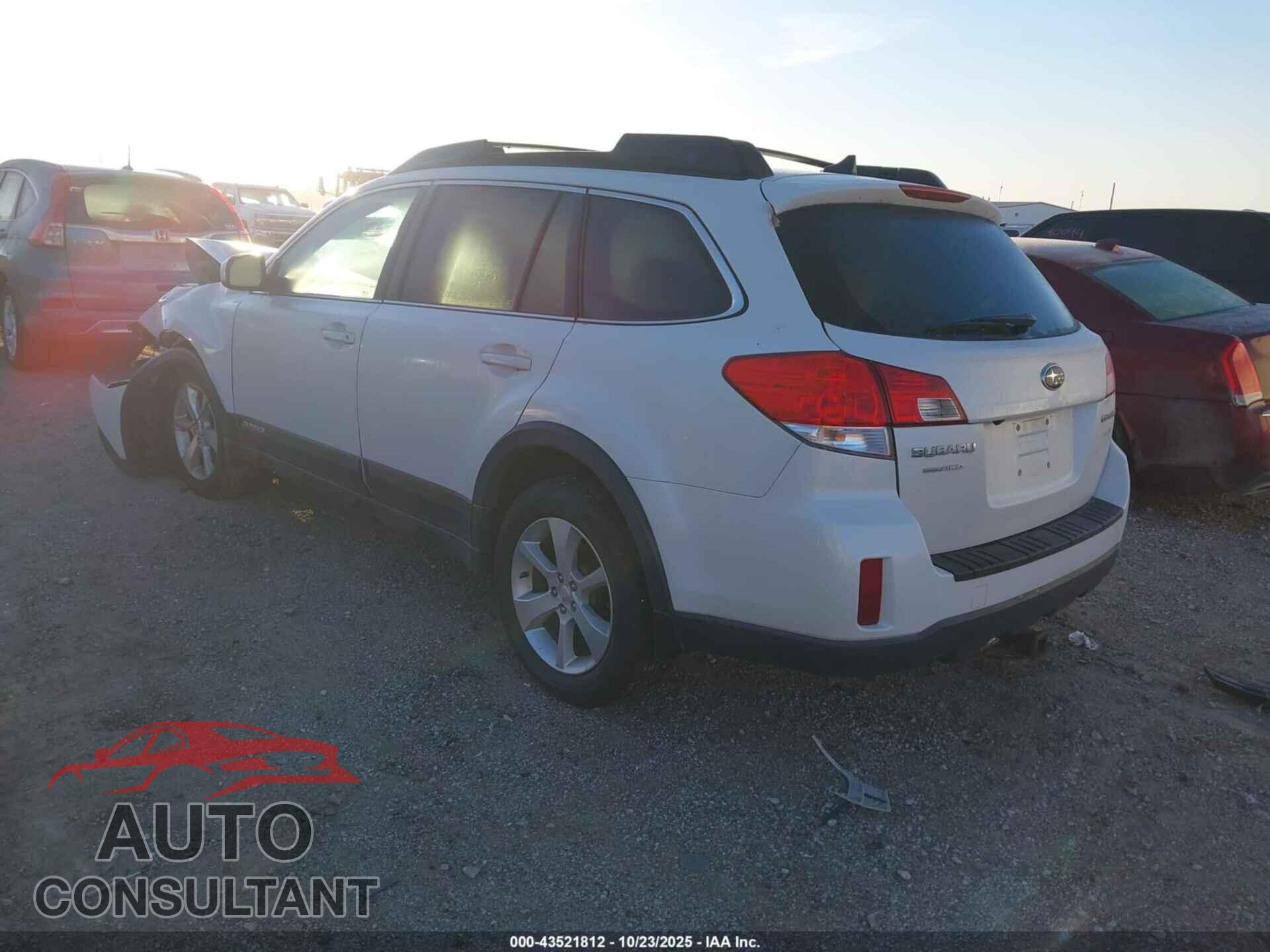 SUBARU OUTBACK 2014 - 4S4BRBLC7E3251809