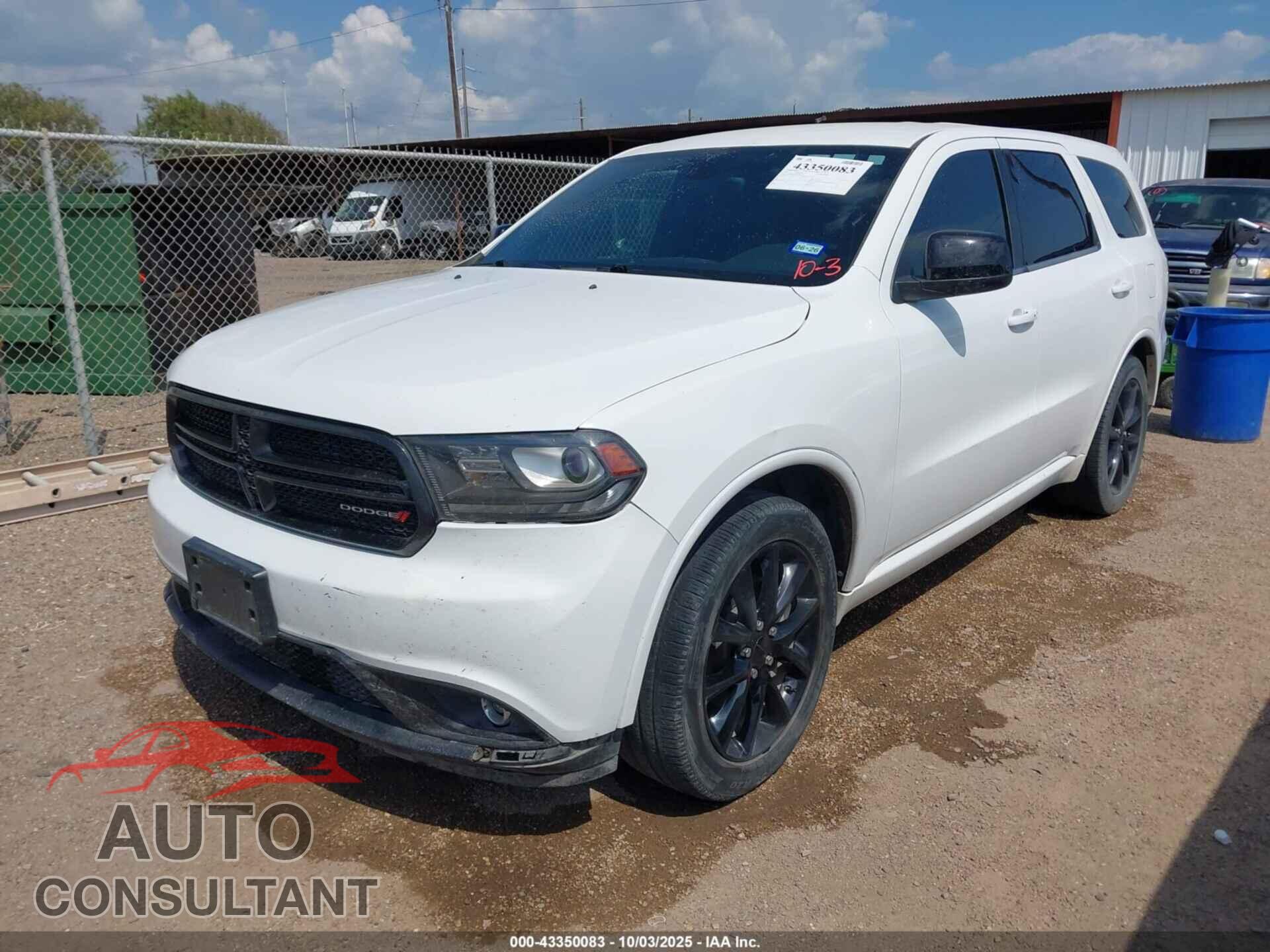 DODGE DURANGO 2018 - 1C4RDHAG9JC276120