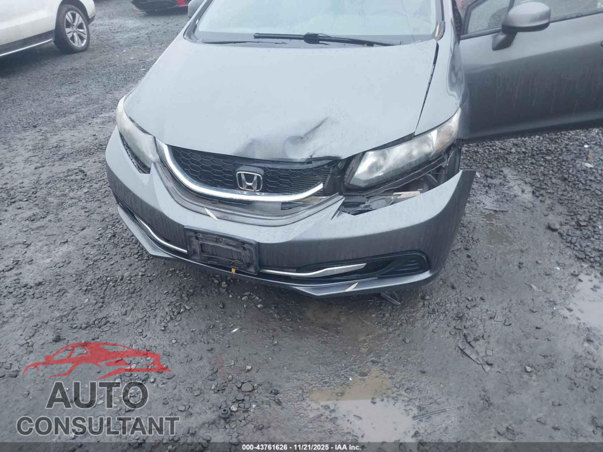 HONDA CIVIC 2013 - 19XFB2F80DE235492