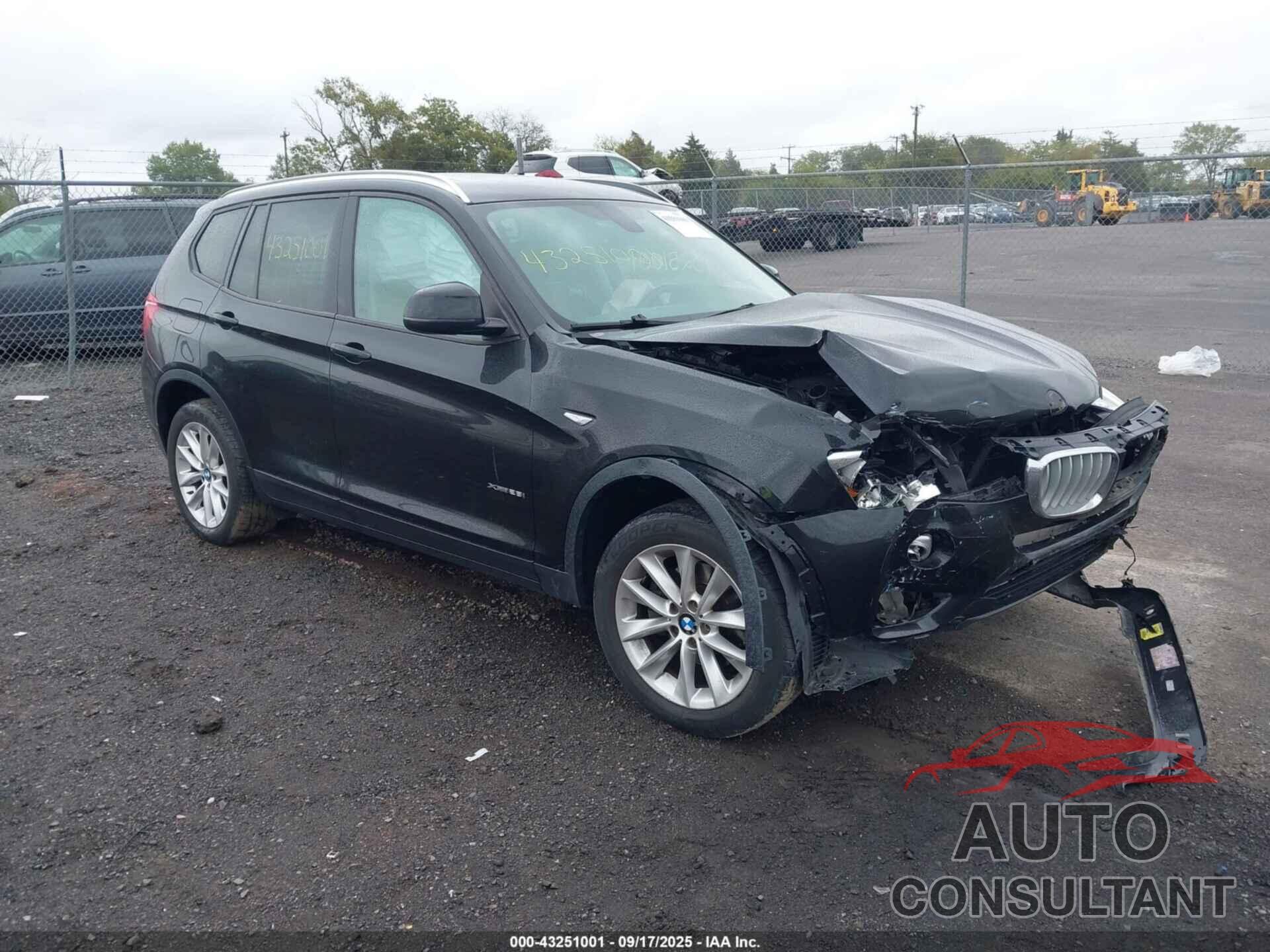 BMW X3 2016 - 5UXWX9C59G0D77648
