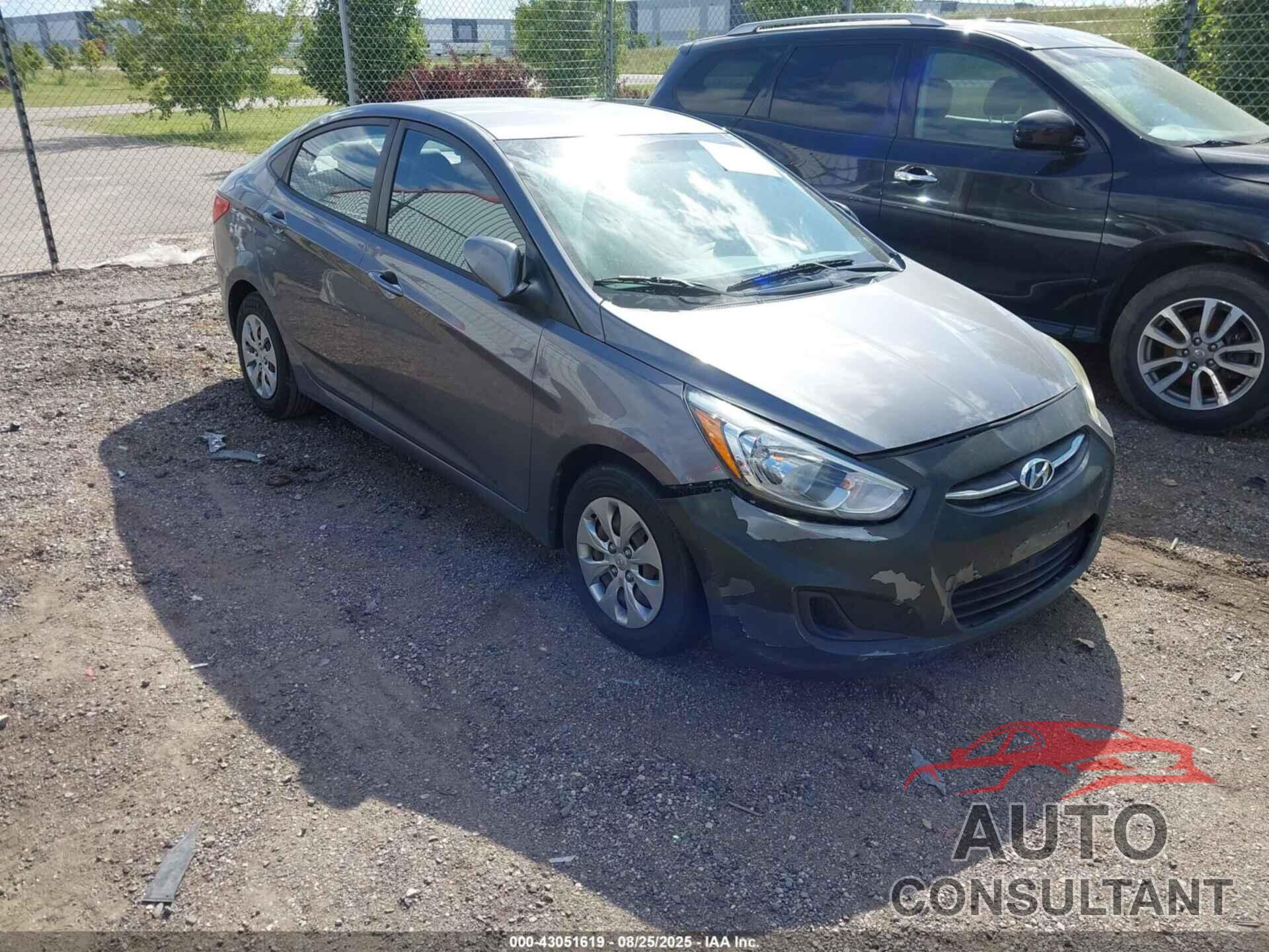 HYUNDAI ACCENT 2017 - KMHCT4AE8HU269708