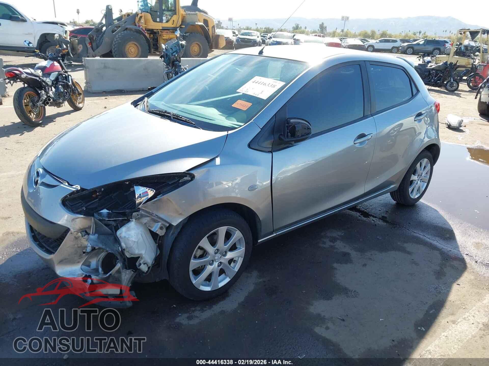 MAZDA MAZDA2 2012 - JM1DE1LY1C0149869